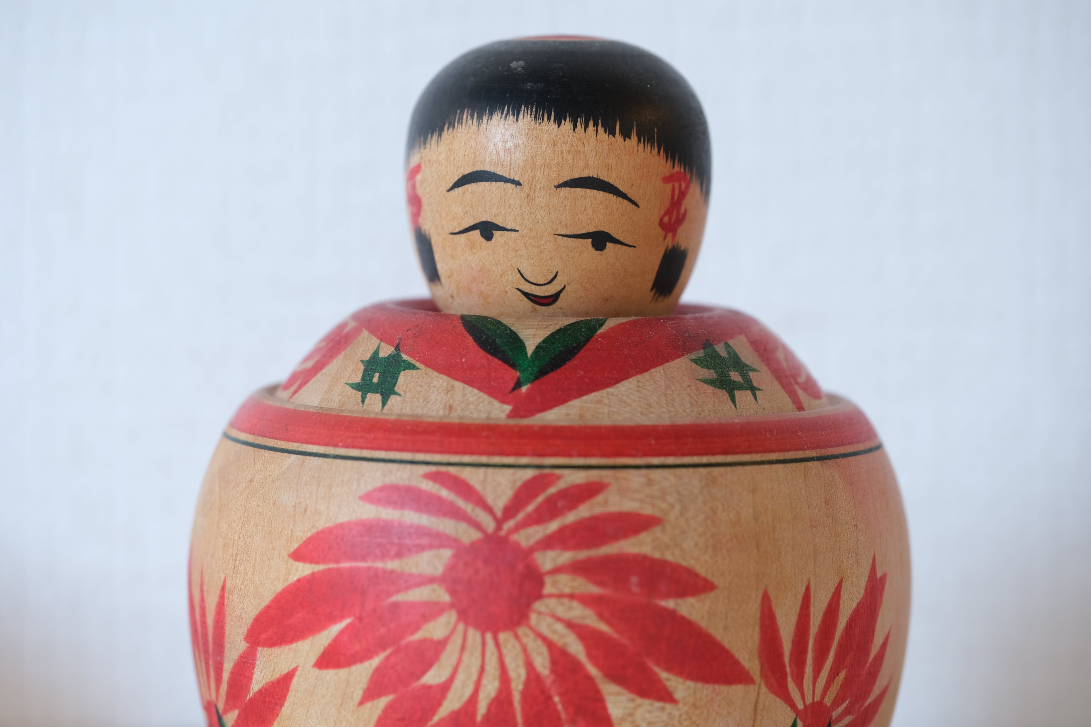 Rare Vintage Ejiko Kokeshi From The Tsugaro Strain | 12 cm