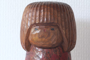 Exclusive Vintage Creative Kokeshi By Issetsu Kuribayashi  栗林 一雪 (1924-2011) | 18 cm