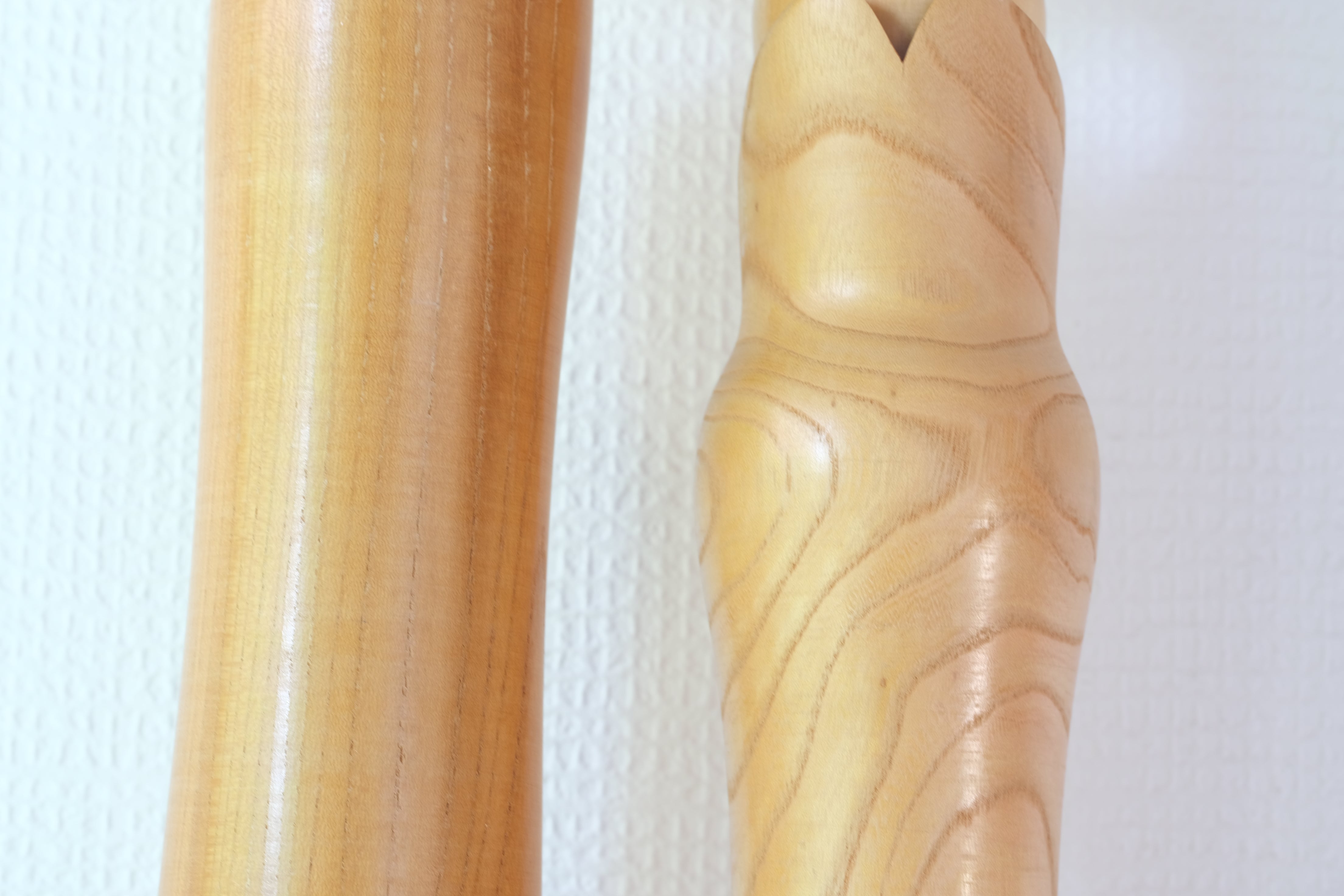 Rare Large Vintage Creative Kokeshi Pair by Aida Seiho (1926-1998) | 50 cm and 51 cm