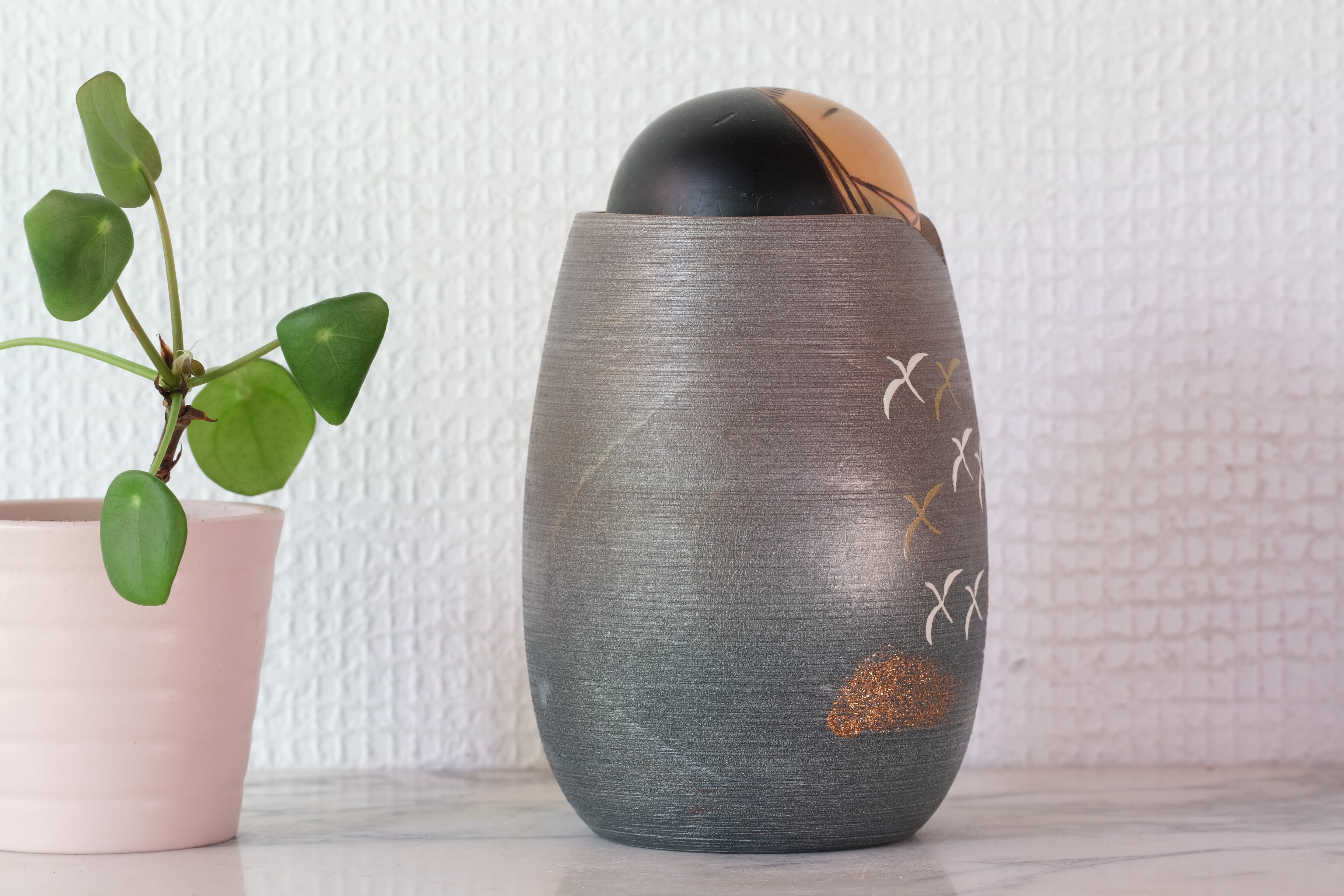 Rare Vintage Kokeshi by Masae Fujikawa 藤川正衛 (1942-2015) | 13 cm