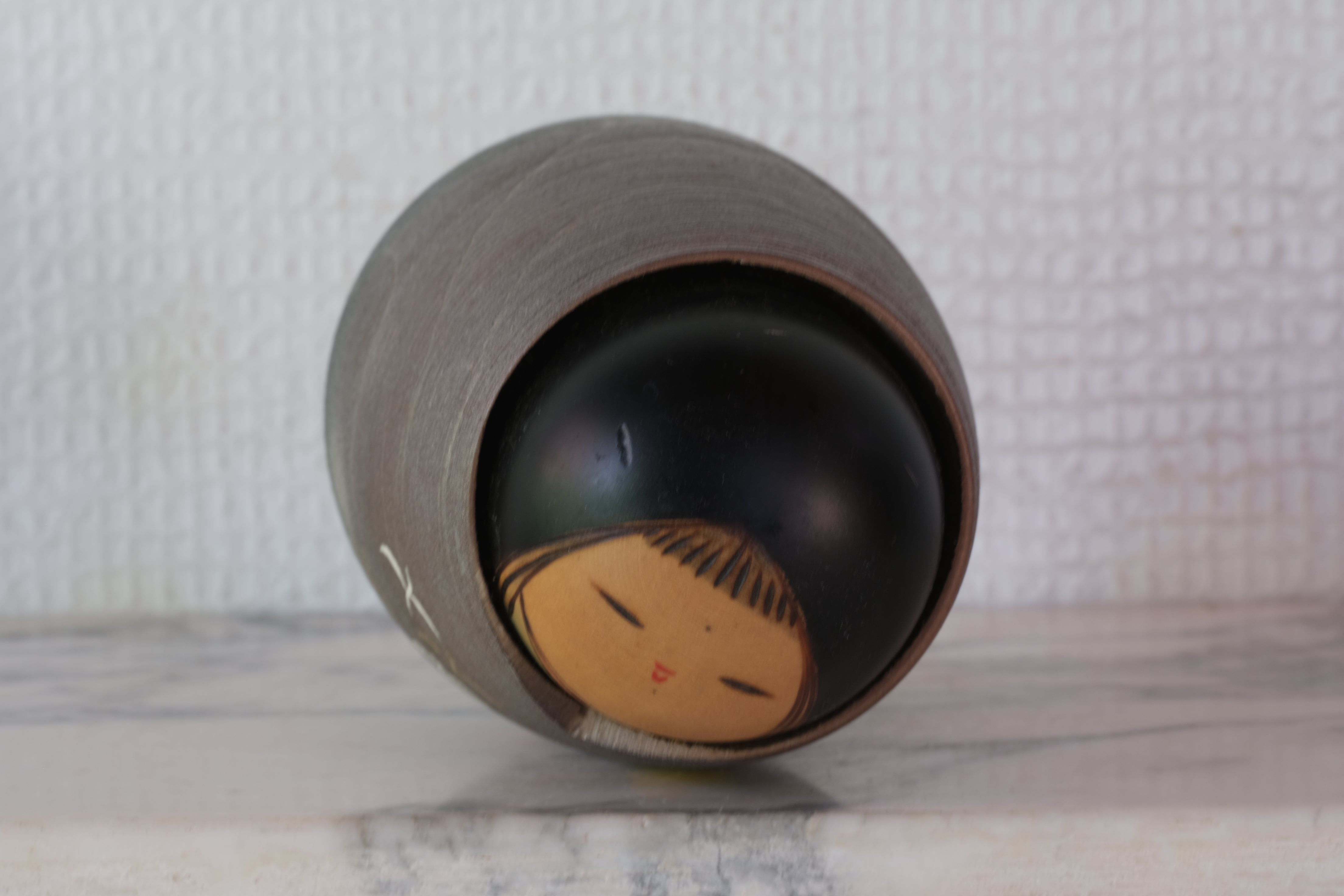 Rare Vintage Kokeshi by Masae Fujikawa 藤川正衛 (1942-2015) | 13 cm