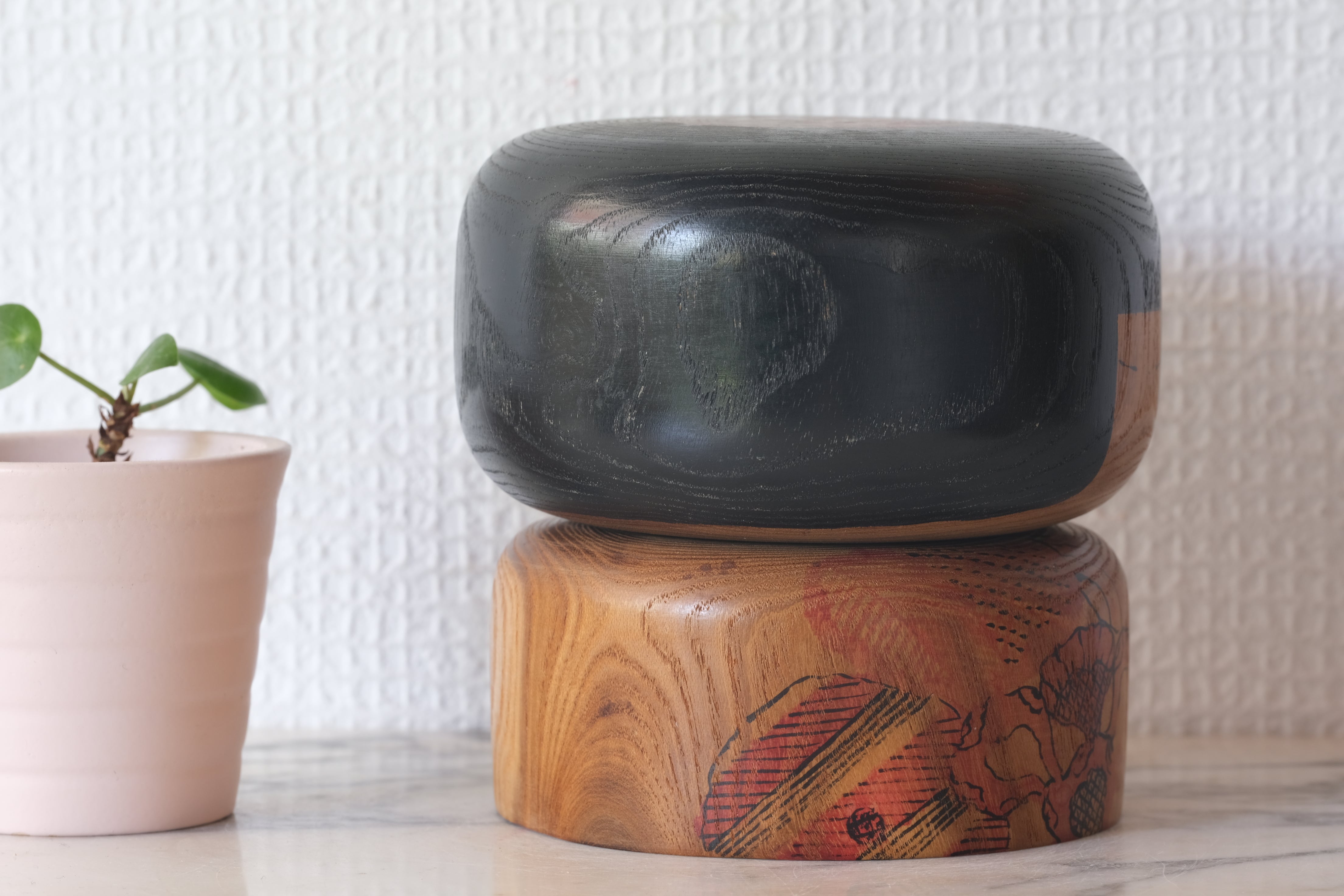 Exclusive Vintage Sosaku Kokeshi by Hideo Ishihara (1925-1999) | 11 cm