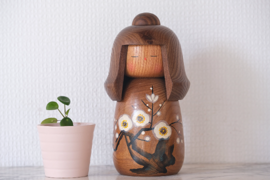 Vintage Sosaku Kokeshi by Takeda Daisuke | 18,5 cm