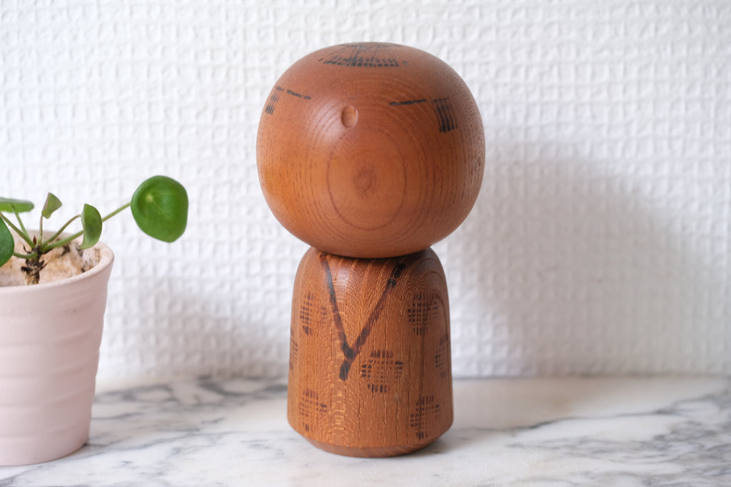 Vintage Creative Kokeshi By Kenichi Murakami (1929-) | 12 cm