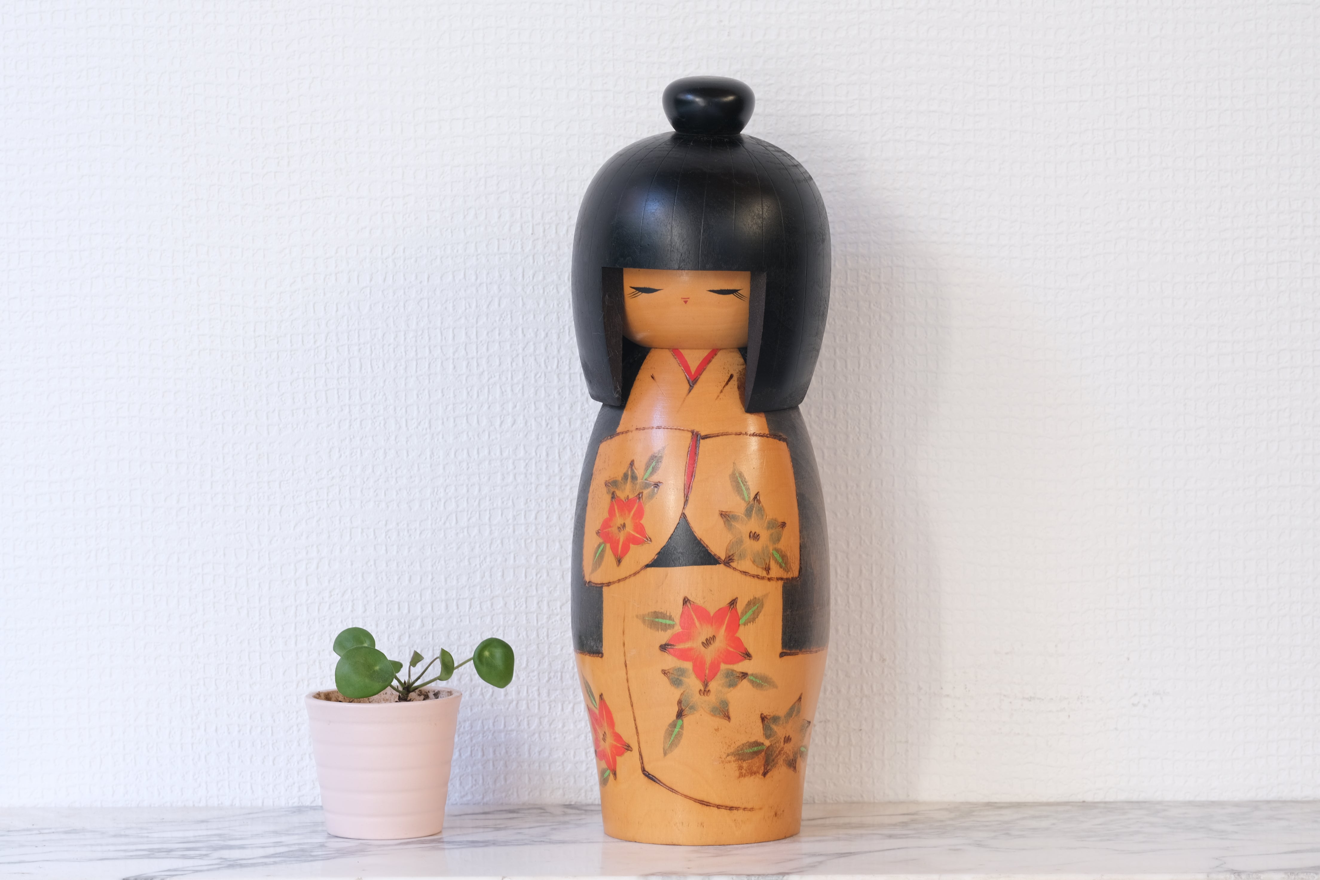 Large Vintage Gumma Kokeshi by Sadao Kishi (1932-1998) | 32 cm