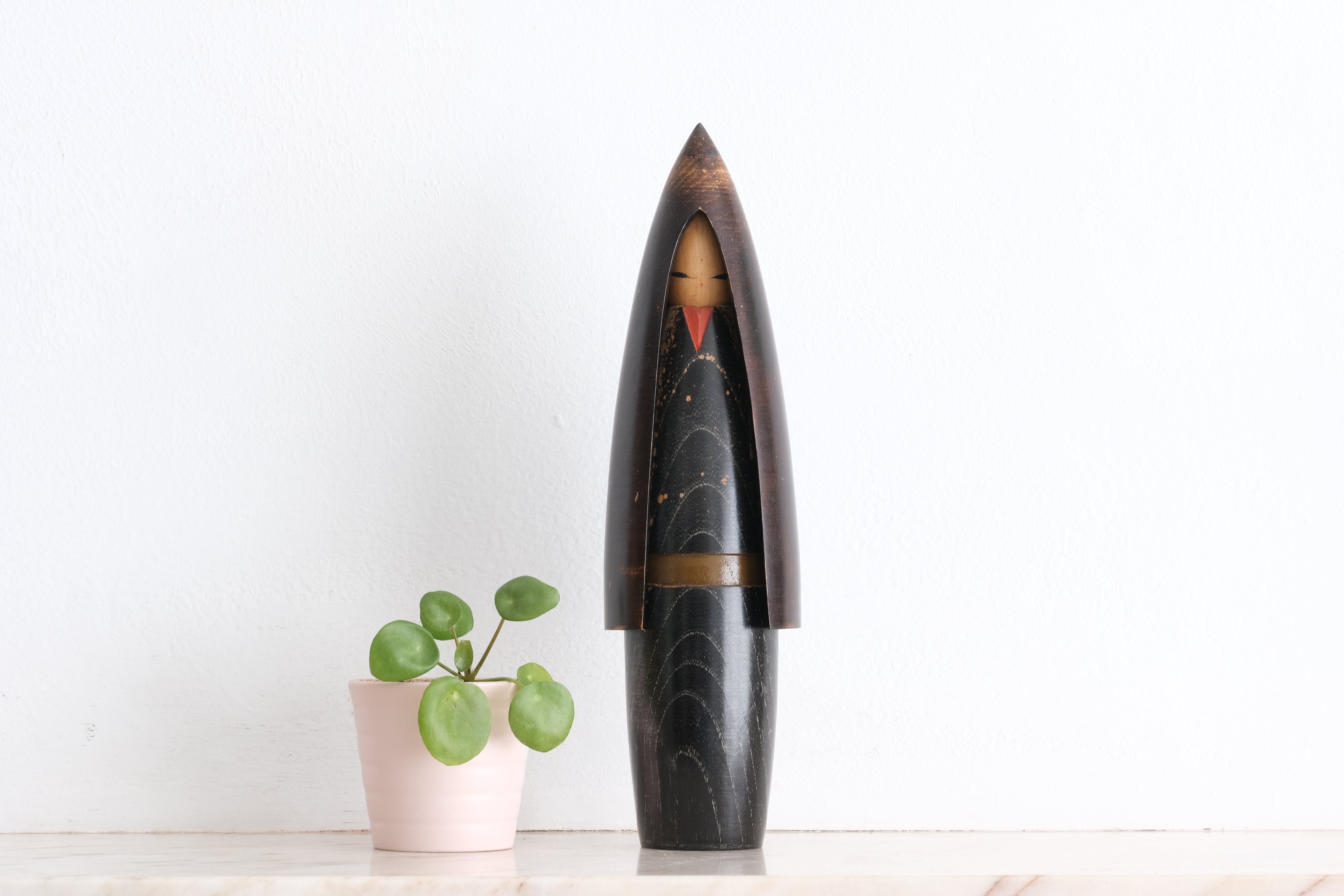 Exclusive Vintage Creative Kokeshi By The famous Shozan Shido (1932-1995) | 26 cm