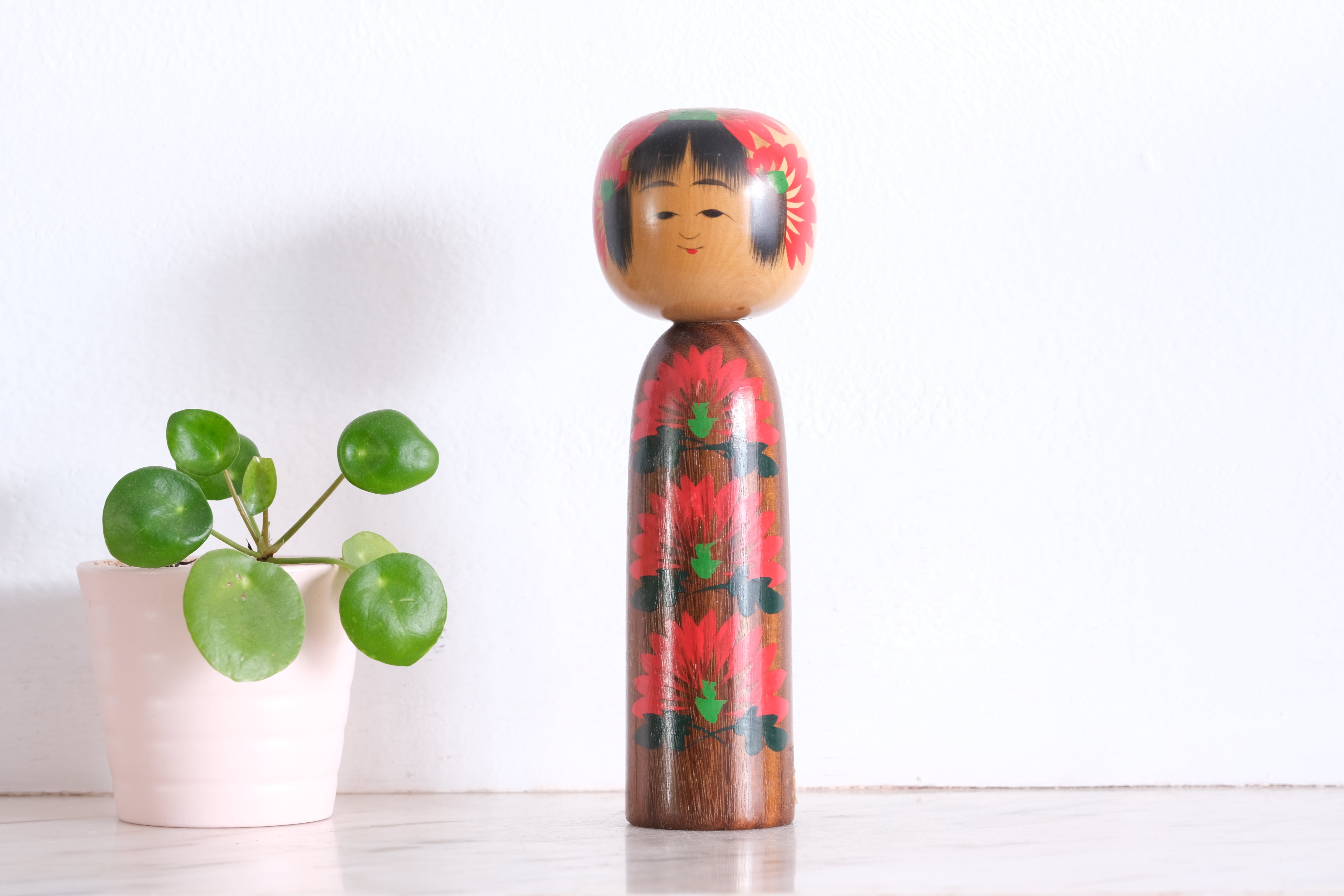 Rare Vintage Creative Kokeshi by Hitokura Masamkido | 16 cm