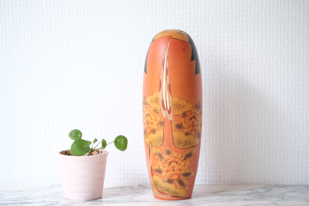 Vintage Creative Kokeshi by Sato Suigai (1920-TBD) | 21,5 cm