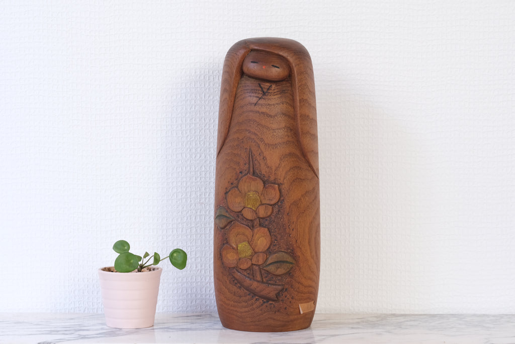 Exclusive Vintage Creative Kokeshi by Kato Masami (1925-) | 30 cm