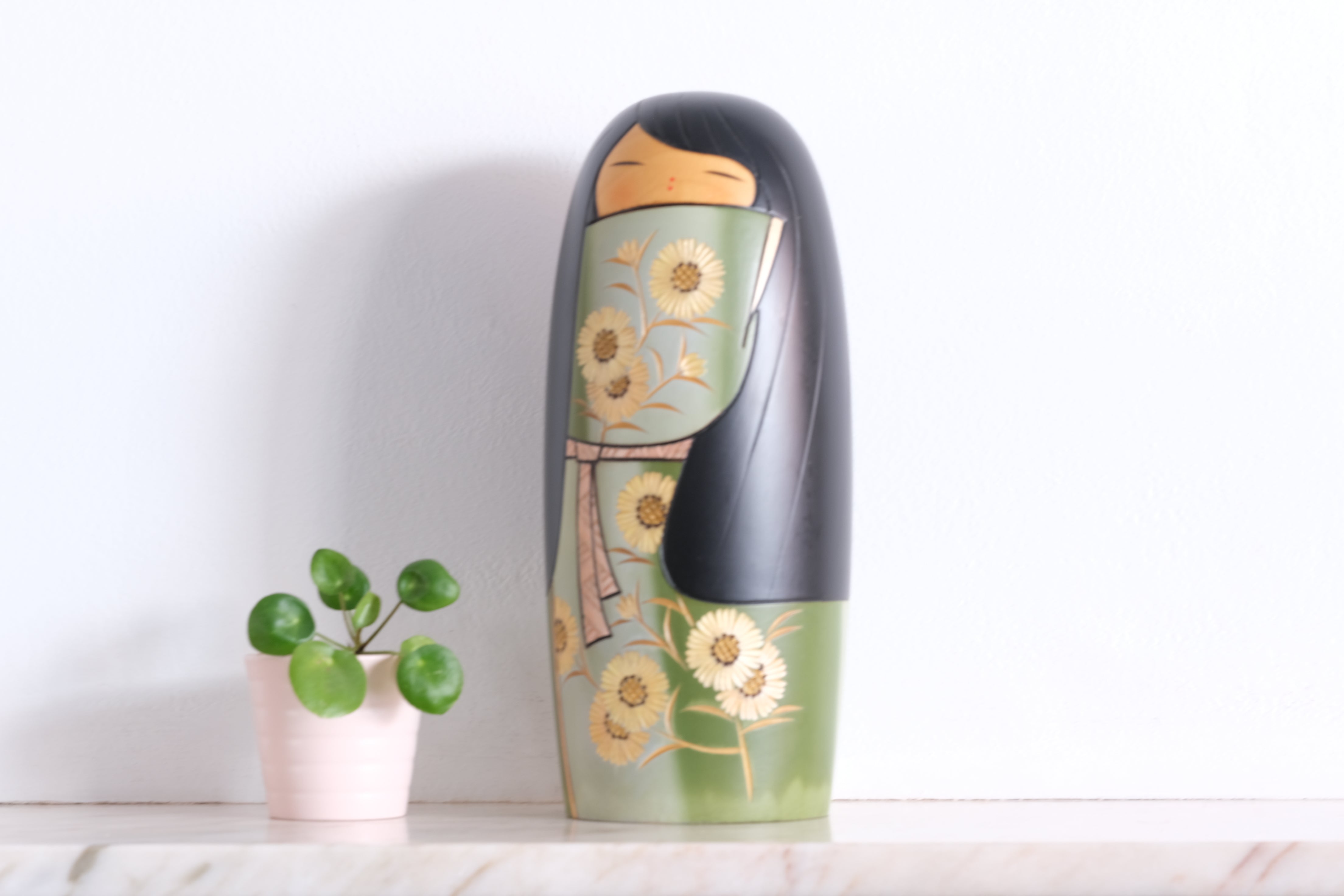 Exclusive Vintage Kokeshi By Kaoru Nozawa (1930-) | 26 cm