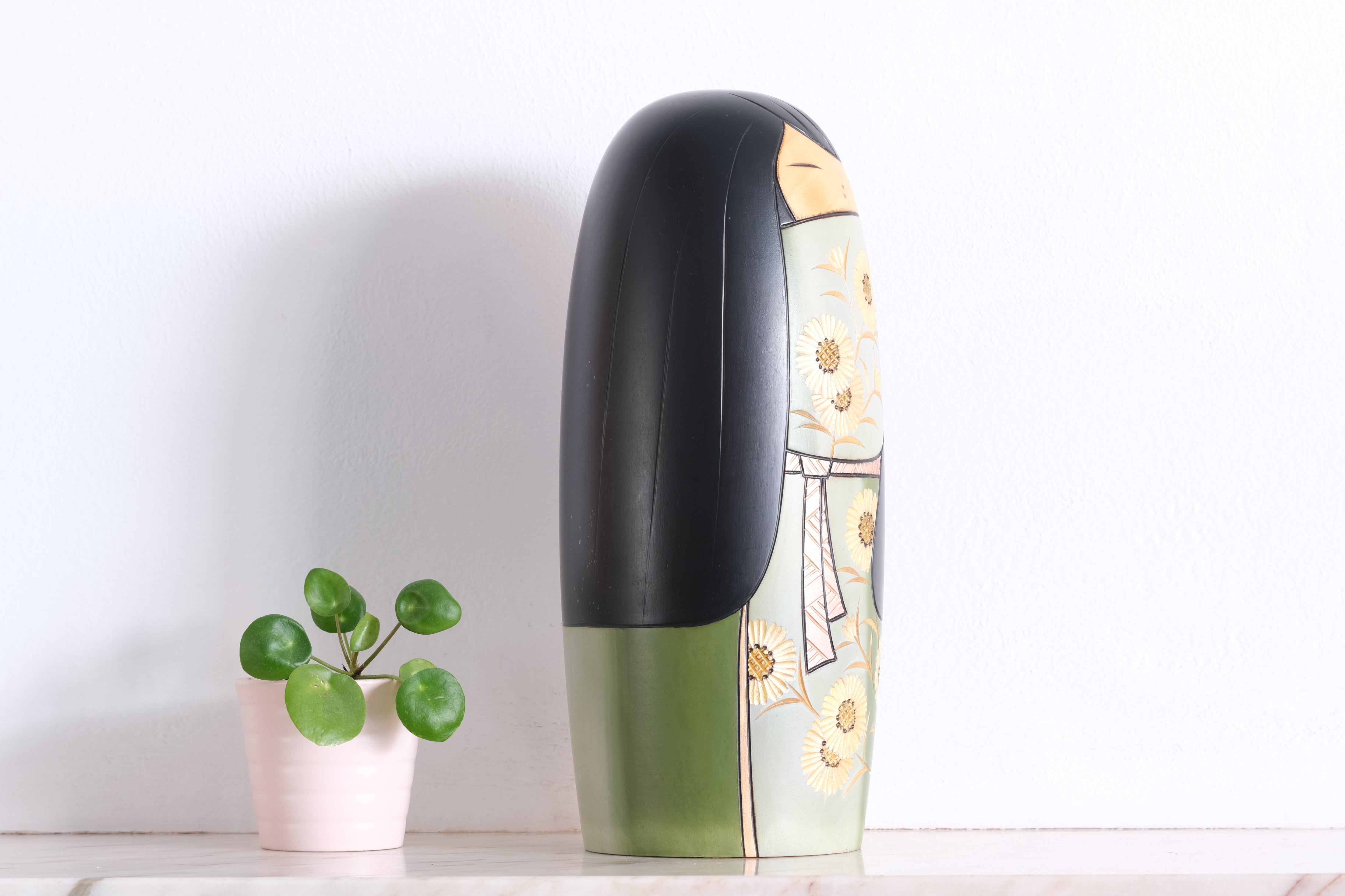 Exclusive Vintage Kokeshi By Kaoru Nozawa (1930-) | 26 cm