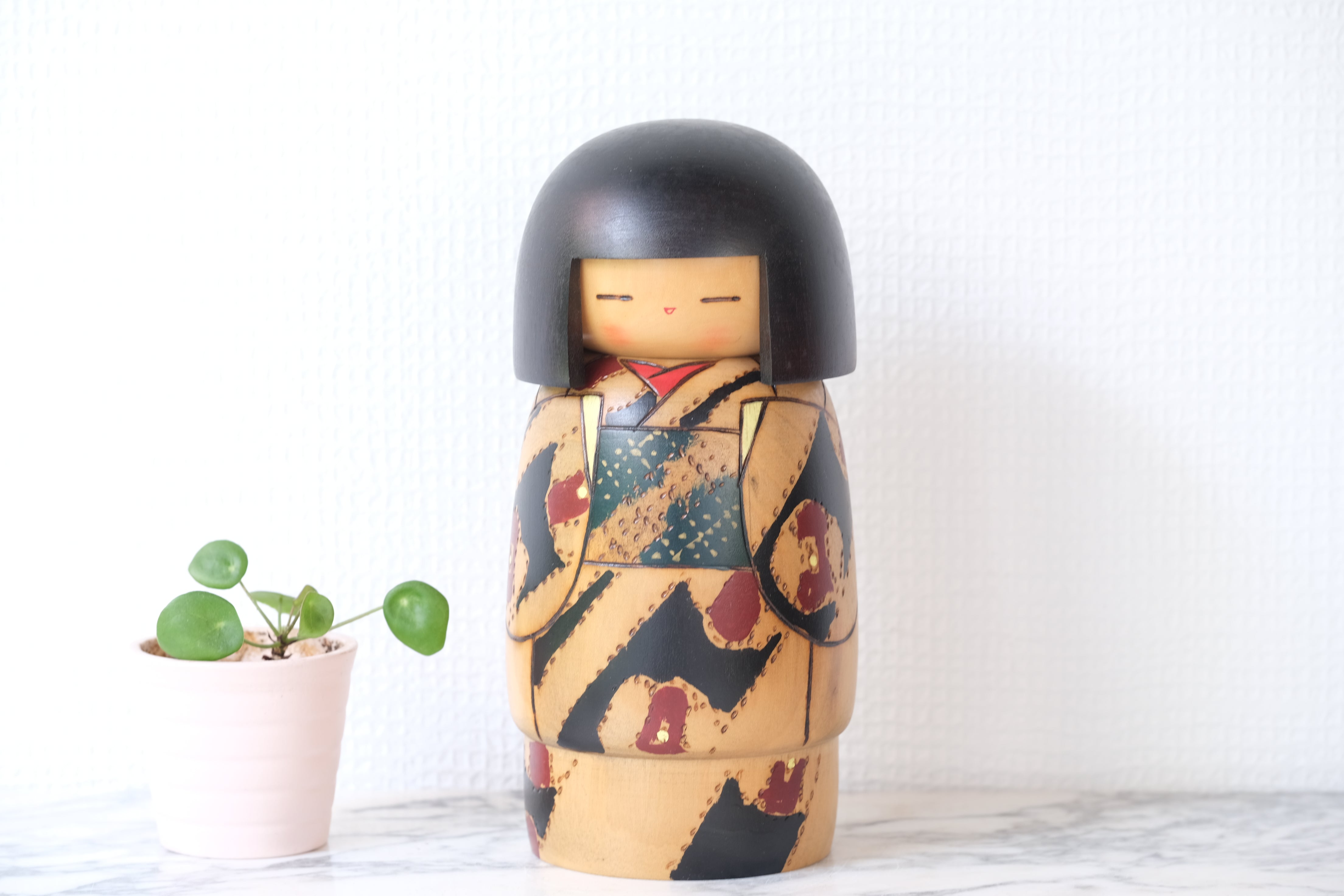 Special Gumma Kokeshi by Uchida Shinichiro | 21 cm