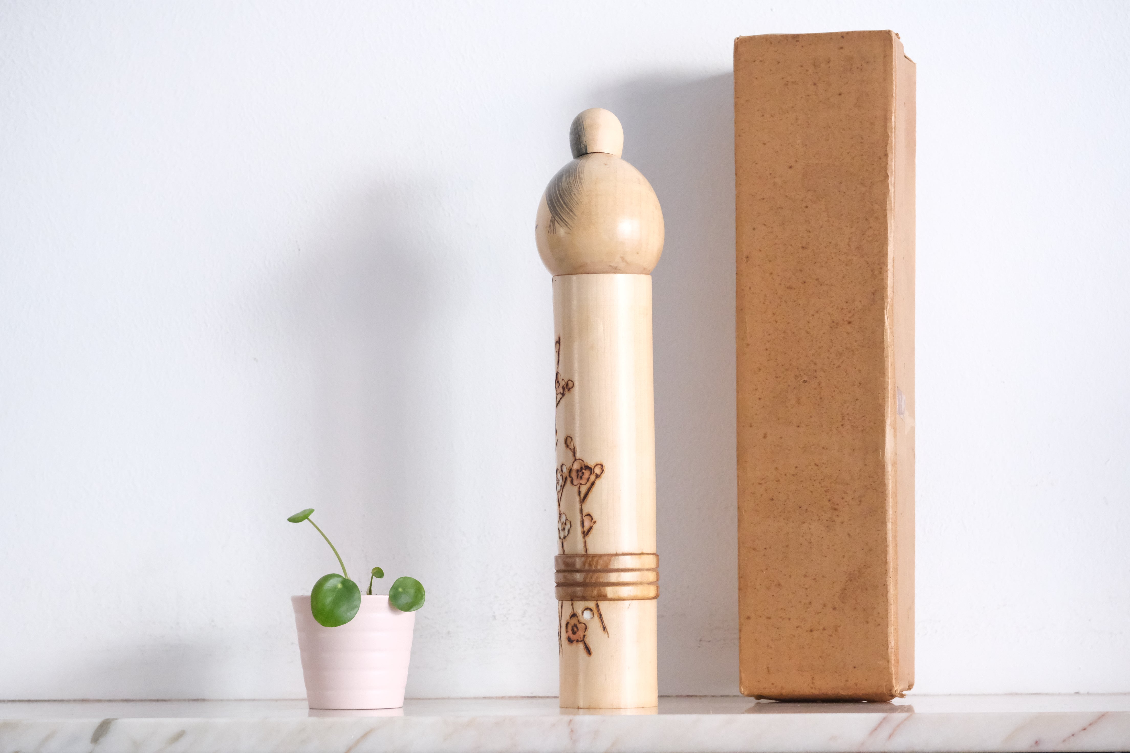 Elegant Vintage Creative Kokeshi | With Box | 31,5 cm