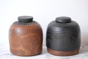 Pair of Vintage Creative Kokeshi by Sanpei Yamanaka (1926-2012) | Both 10,5 cm