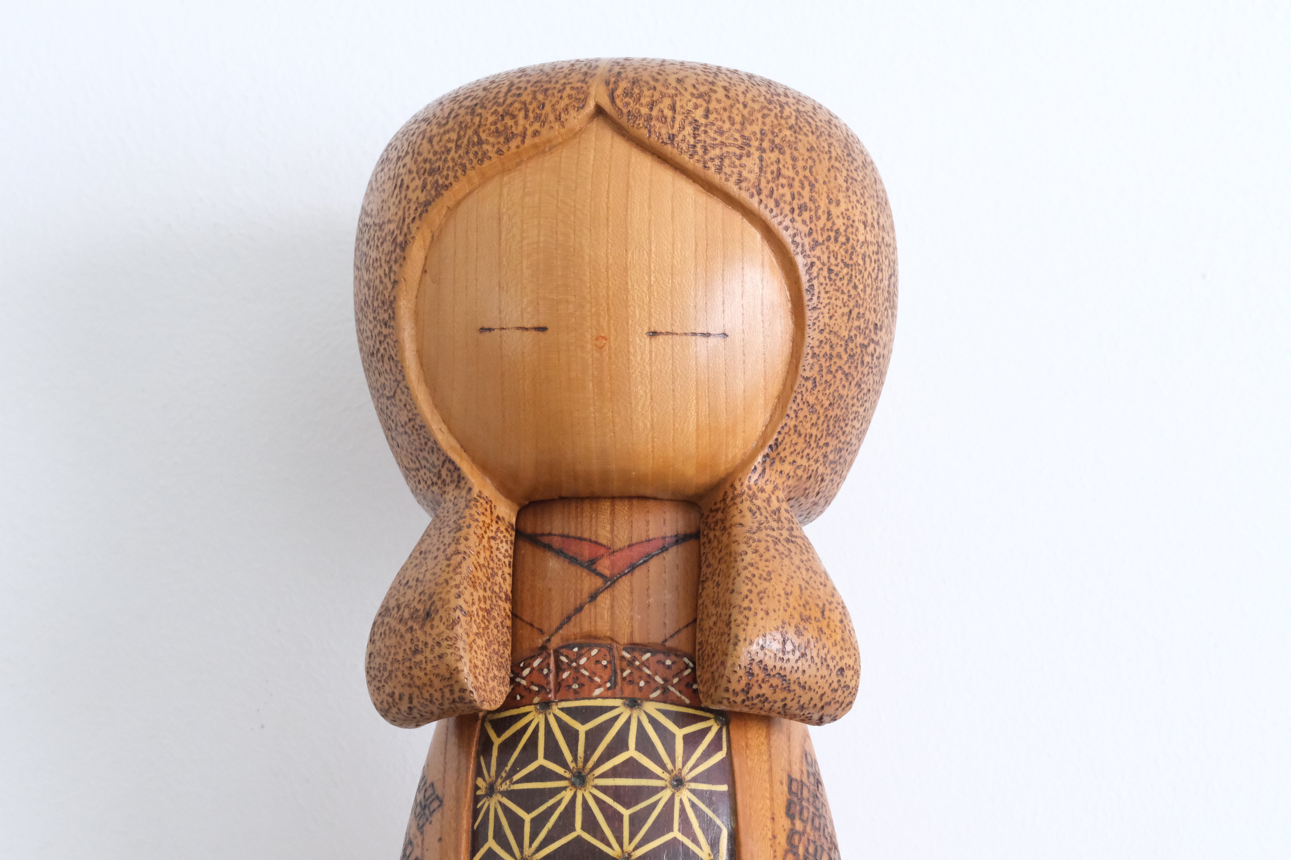 Exclusive Vintage Creative Kokeshi by Chiyomatsu Kano (1935- ) | 41 cm