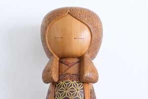 Exclusive Vintage Creative Kokeshi by Chiyomatsu Kano (1935- ) | 41 cm