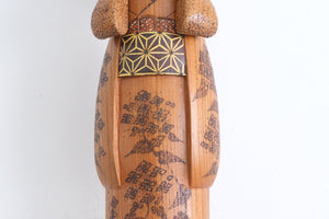 Exclusive Vintage Creative Kokeshi by Chiyomatsu Kano (1935- ) | 41 cm