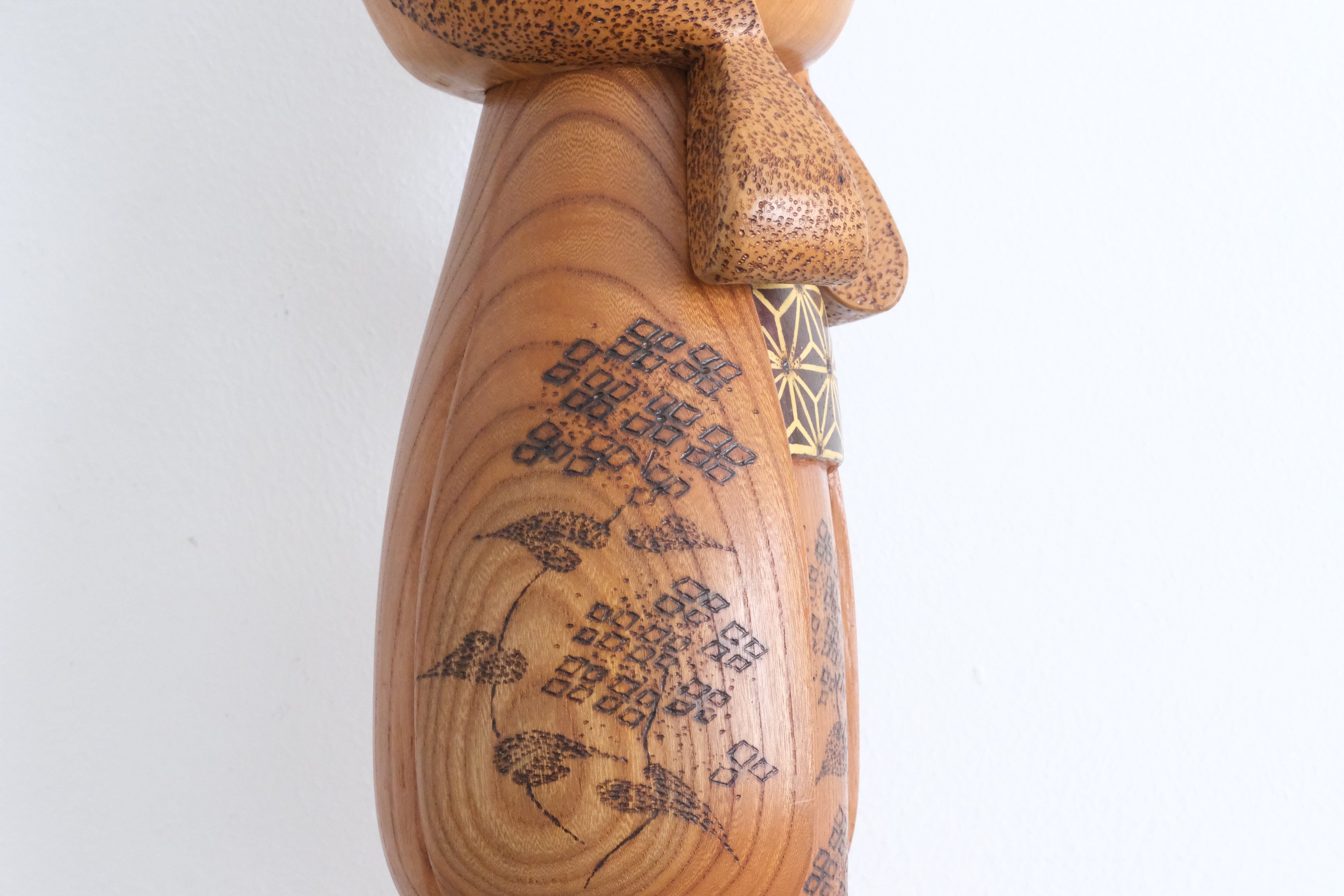 Exclusive Vintage Creative Kokeshi by Chiyomatsu Kano (1935- ) | 41 cm