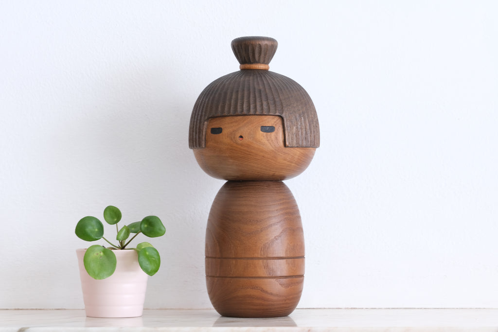 Exclusive Vintage Creative Kokeshi By Sanpei Yamanaka (1926-2012) | 24,5 cm