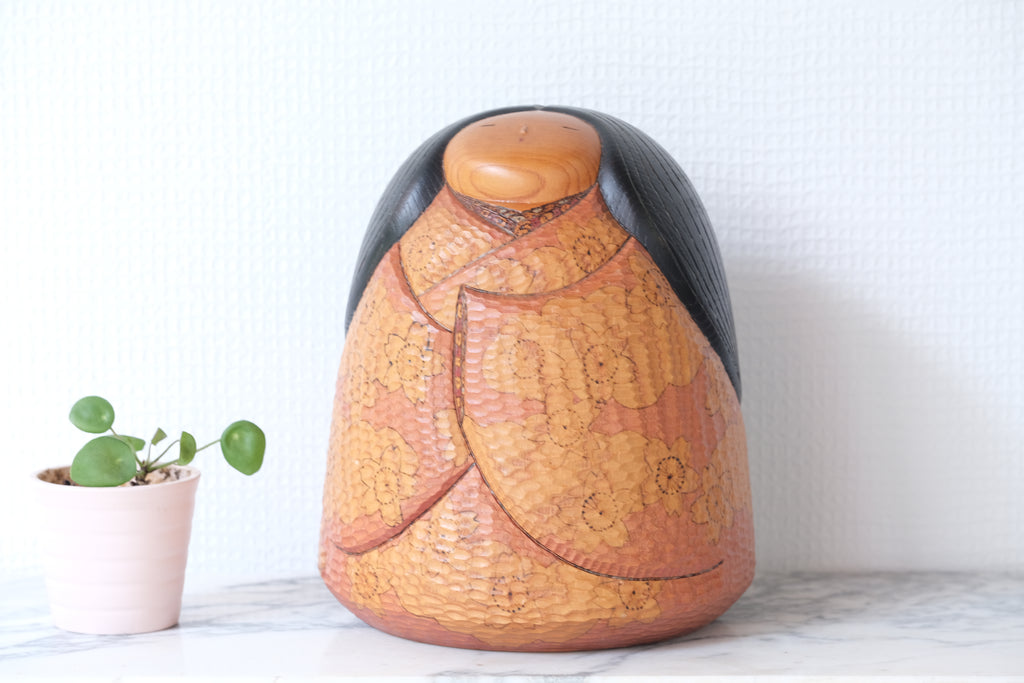 Exclusive Vintage Kokeshi By Iguchi Satoru 井口 悟 (1948-) | 19,5 cm