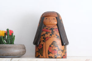 Exclusive Vintage Sosaku Kokeshi By Kato Tatsuo (1940-) | 25 cm