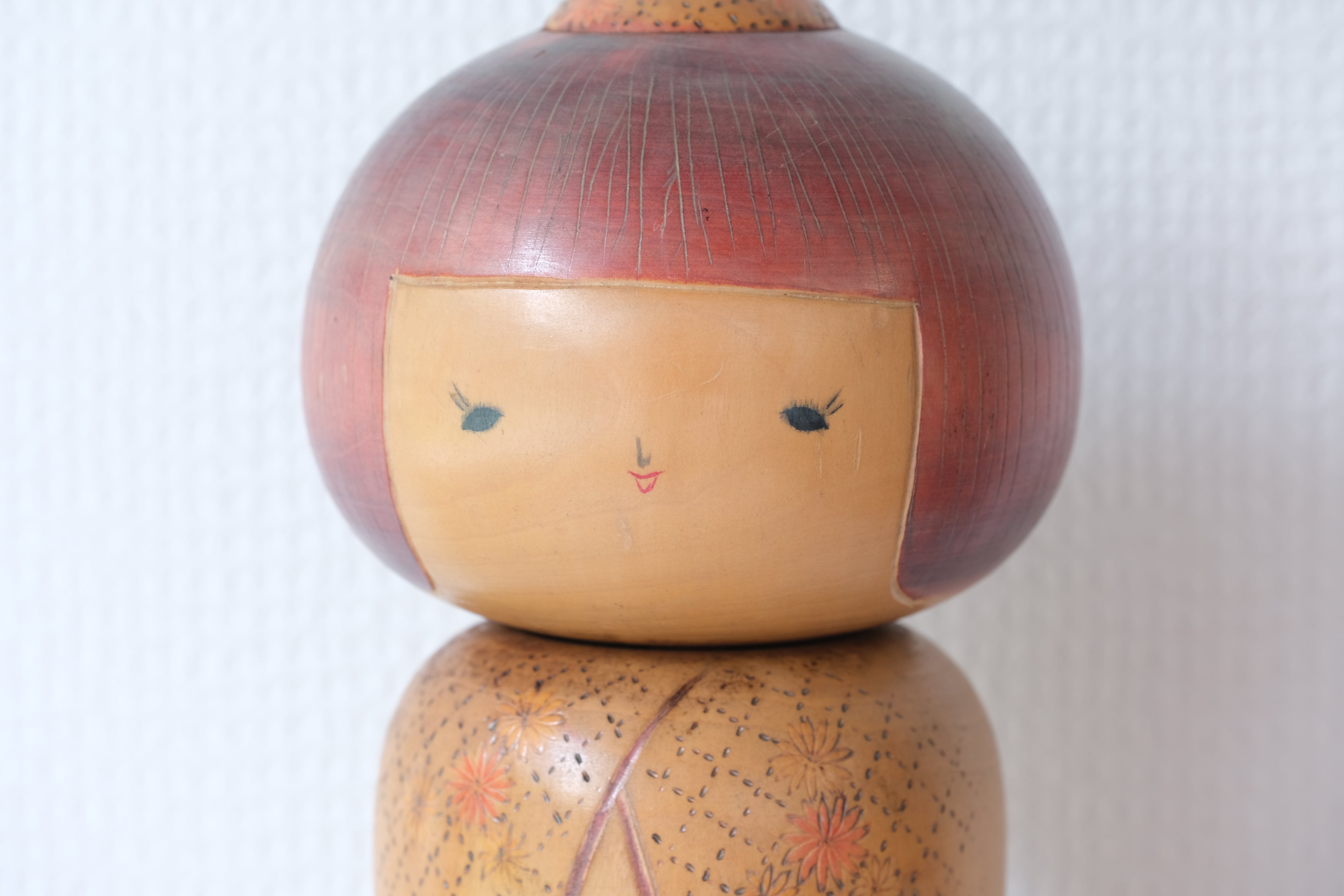 Vintage Sosaku Kokeshi  by Award-Winning Sadao Kishi (1932-1998) | 28 cm