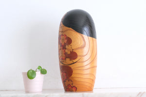 Exclusive Vintage Sosaku Kokeshi by Miyashita Hajime (1940-Retired) | 23,5 cm