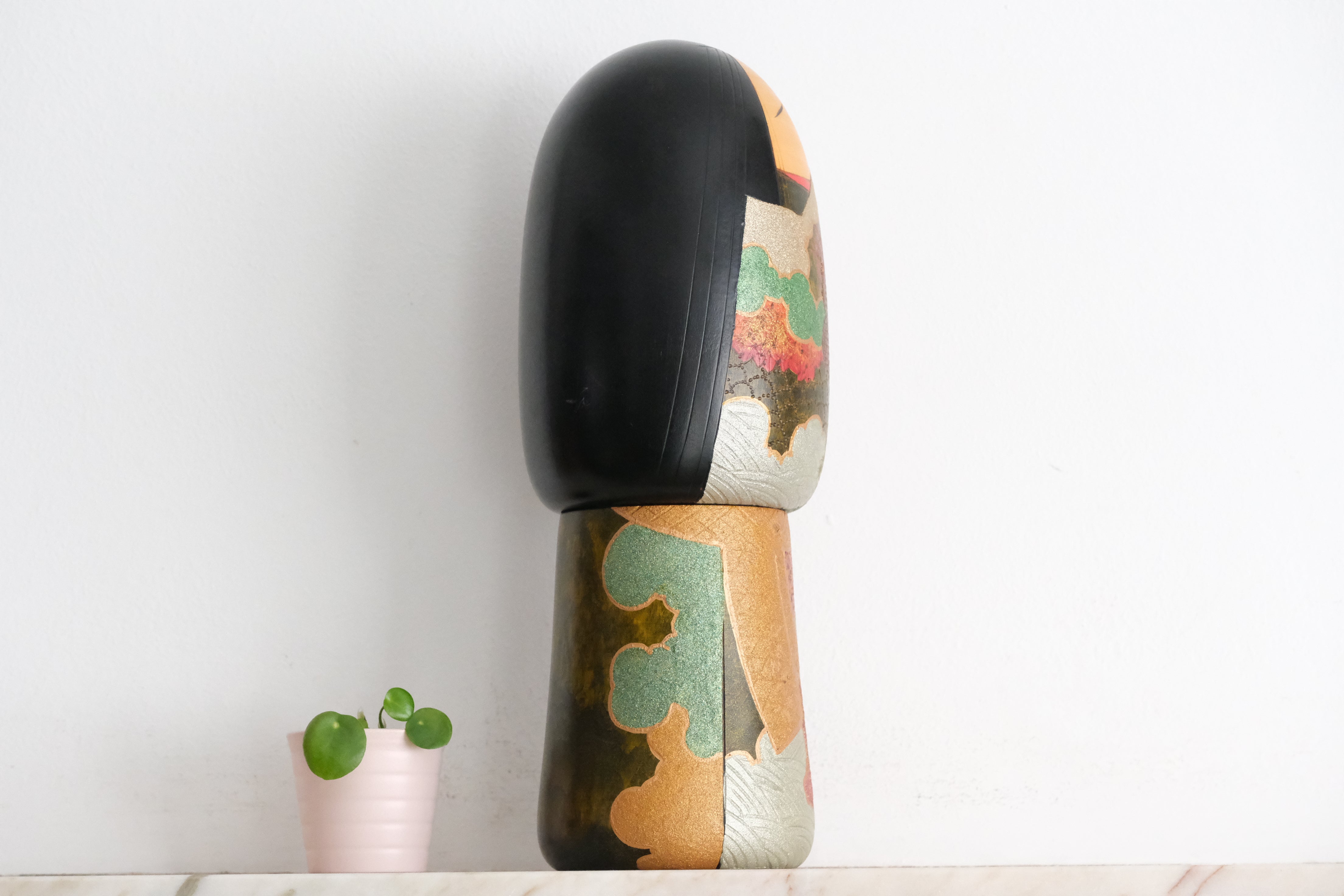 Exclusive Vintage Creative Kokeshi by Toa Sekiguchi | 34 cm