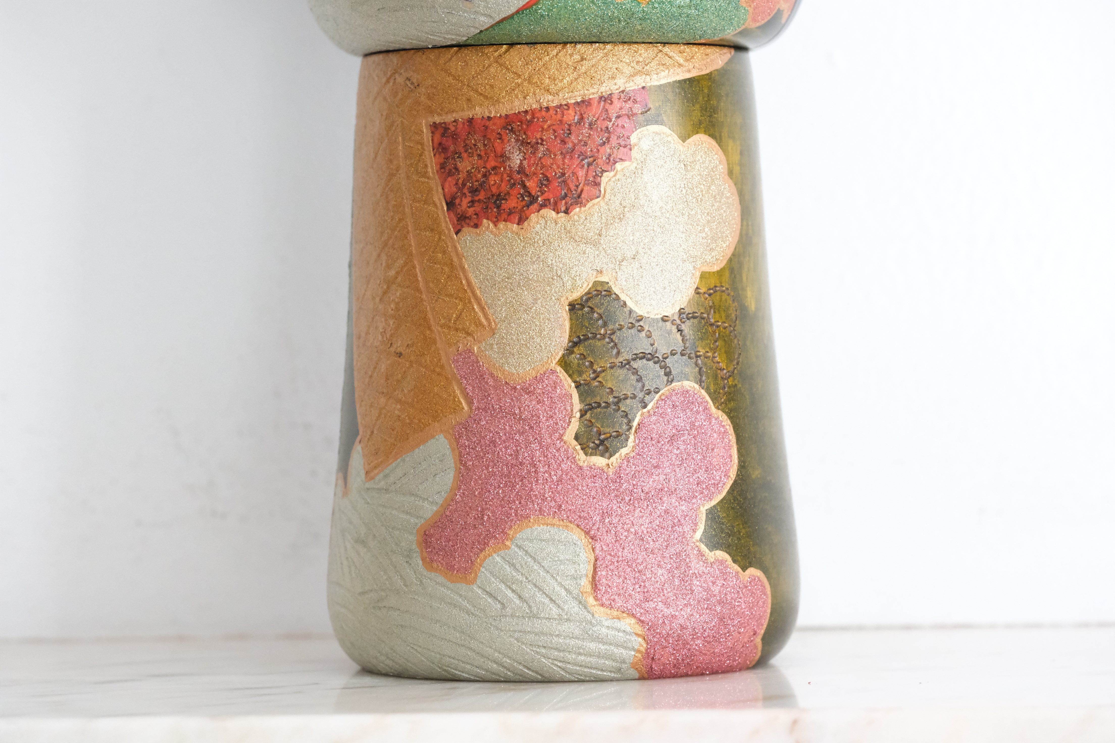 Exclusive Vintage Creative Kokeshi by Toa Sekiguchi | 34 cm