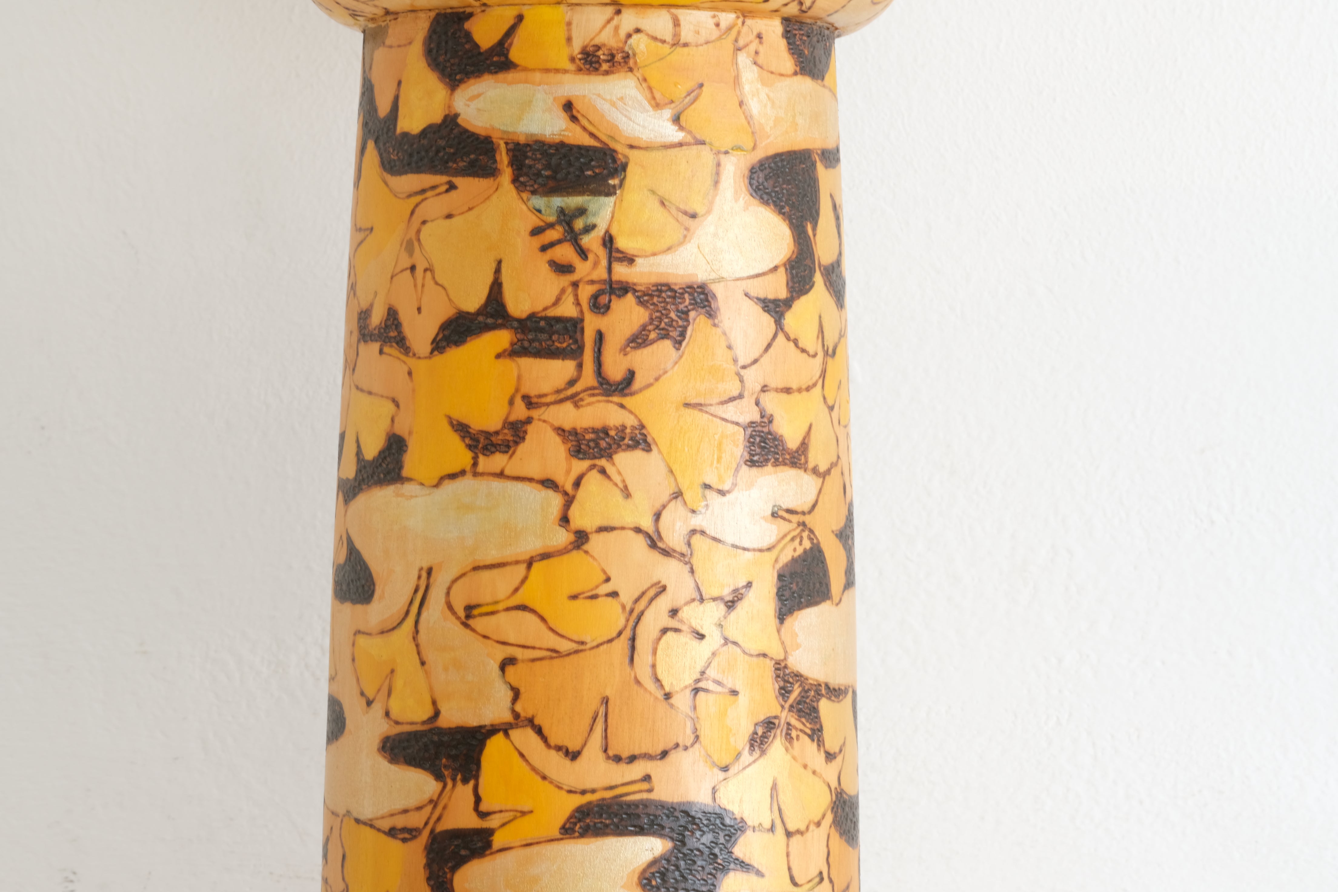 Exclusive Vintage Creative Kokeshi by Saito Kiyoshi | Titled: 'Autumn Colors' | With Original Box | 46 cm