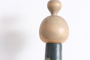 Exclusive Vintage Creative Kokeshi By Issetsu Kuribayashi (1924-2011) | Titled: 'Sakura - Cherry Blossom' | 30 cm