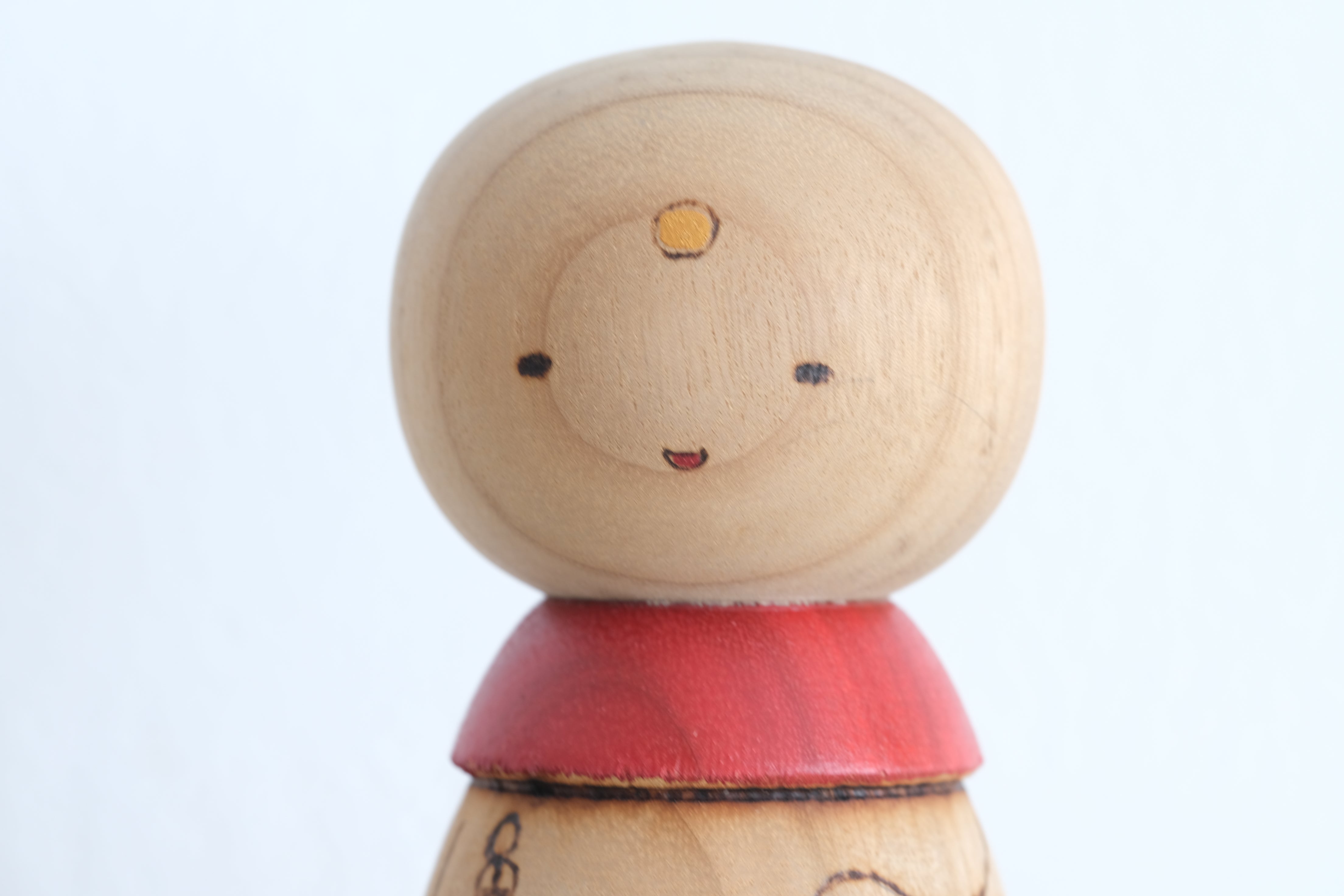Rare Vintage Gumma Kokeshi by Sansaku Sekiguchi (1925-2018) | 15,5 cm