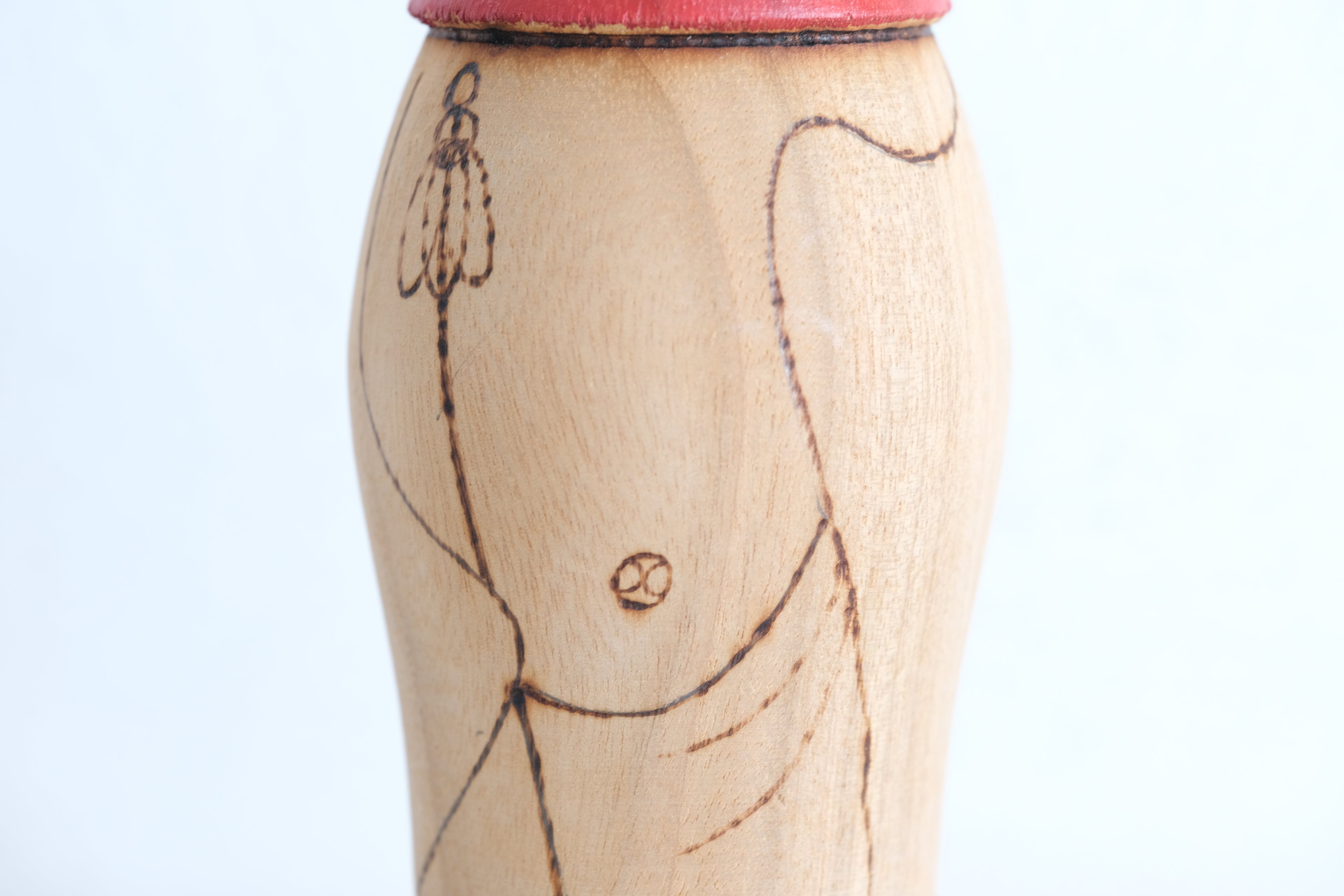 Rare Vintage Gumma Kokeshi by Sansaku Sekiguchi (1925-2018) | 15,5 cm