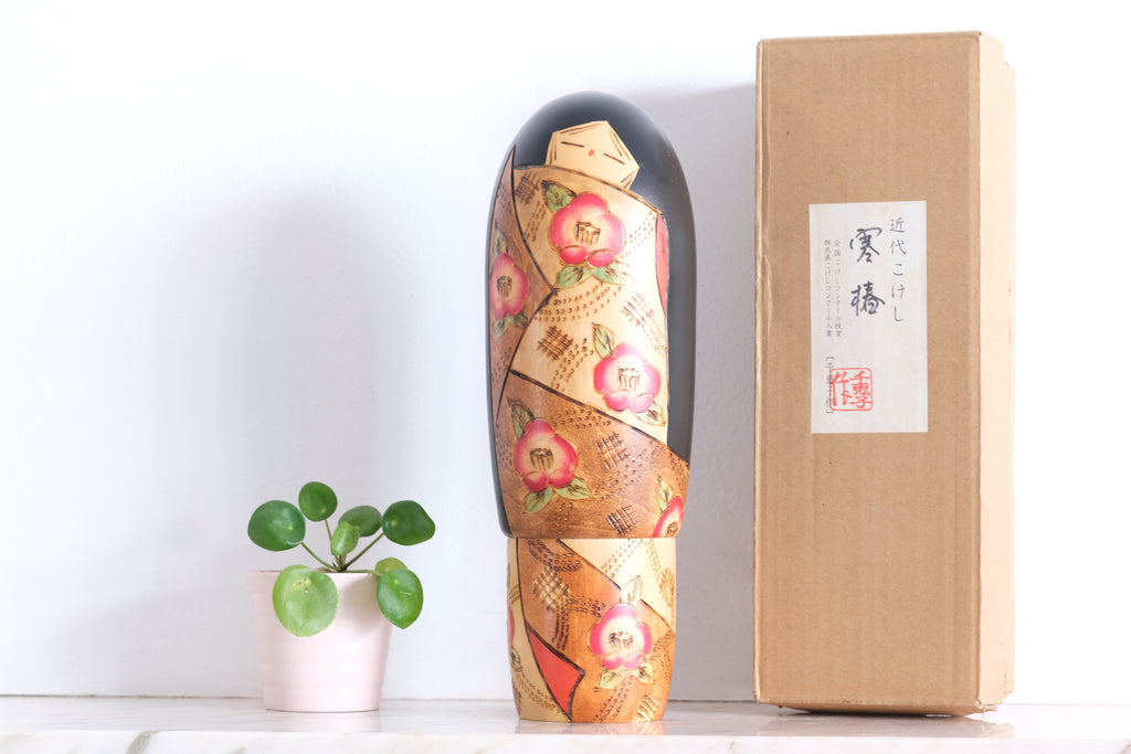 Vintage Creative Kokeshi by Tamura Chie  | With Original Box | 26 cm