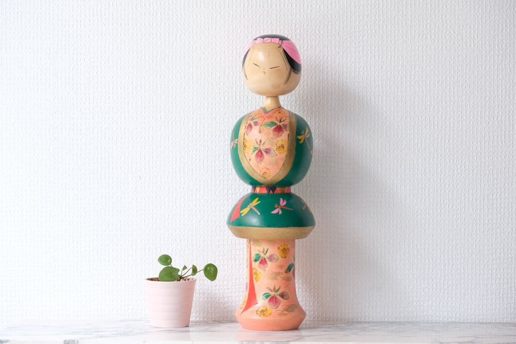 Exclusive Vintage Creative Kokeshi By Takahashi Hashime (1918-2002) | 36,5 cm