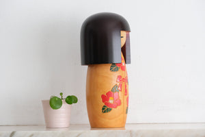 Vintage Gumma Kokeshi by Miyashita Hajime (1940-retired) | 23,5 cm
