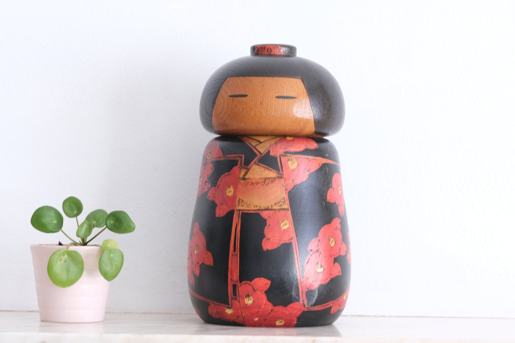 Exclusive Vintage Creative Kokeshi by Toa Sekiguchi (1942-) | 22 cm