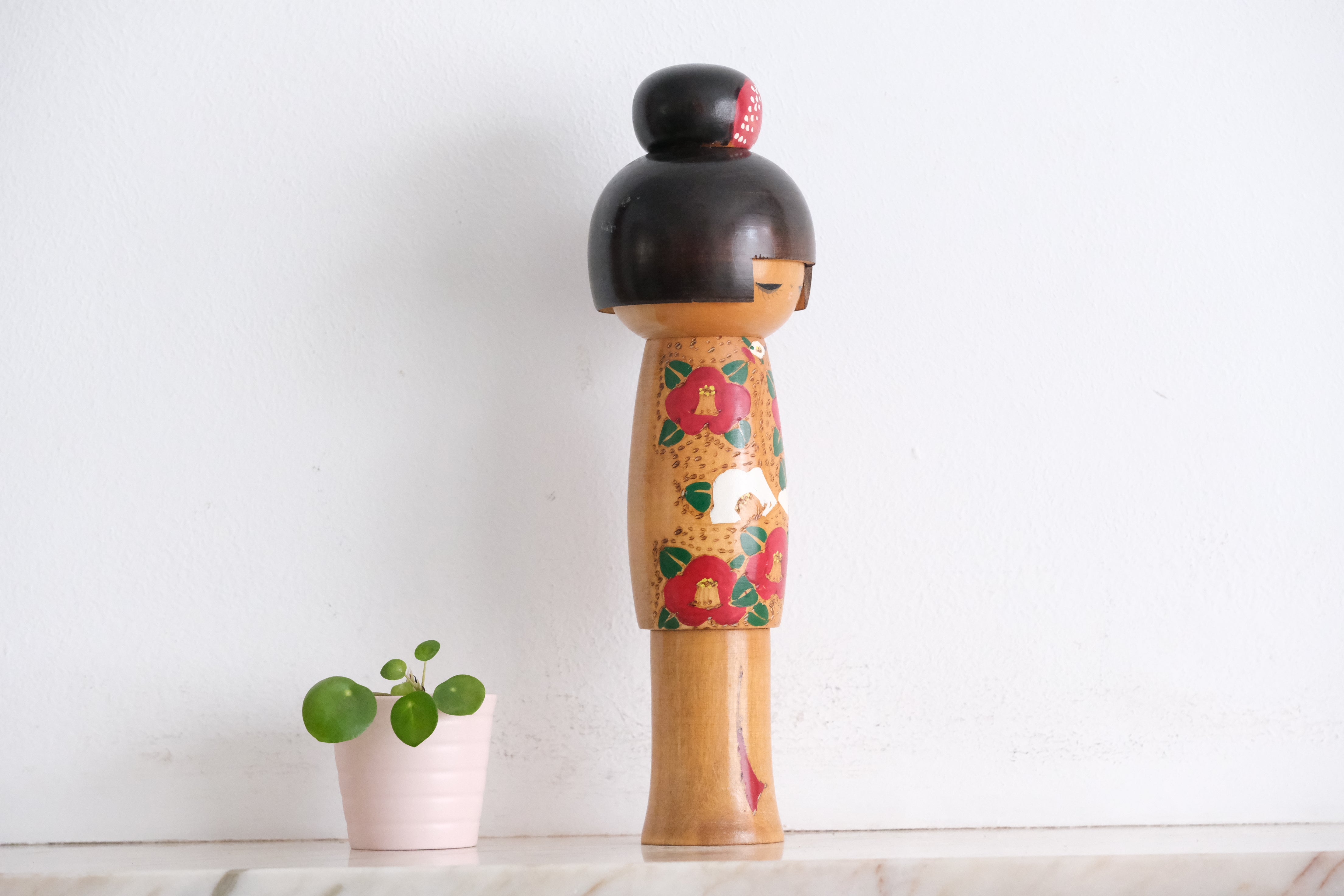 Elegant Vintage Sosaku Kokeshi 29 5 cm Fakapapa