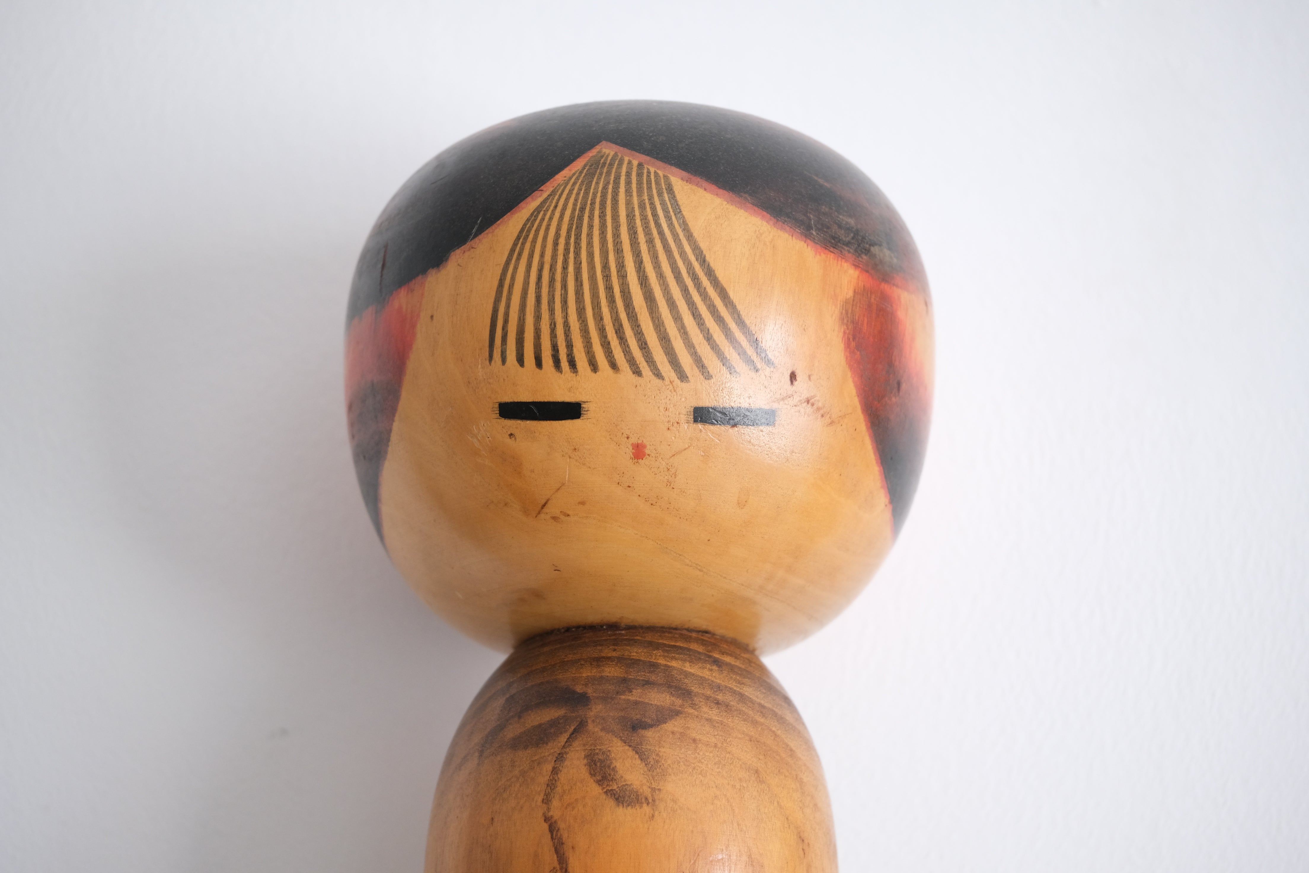 Exclusive Vintage Creative Kokeshi  By Watanabe Masao (1917-2007) | Titled: 'Winter Camellia' | 62 cm!