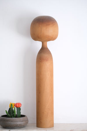 Exclusive Vintage Creative Kokeshi by Sansaku Sekiguchi (1925-2018) | Titled: 'Hanakazari  - Blossoming' | 71 cm