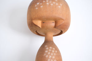 Exclusive Vintage Creative Kokeshi by Sansaku Sekiguchi (1925-2018) | Titled: 'Hanakazari  - Blossoming' | 71 cm