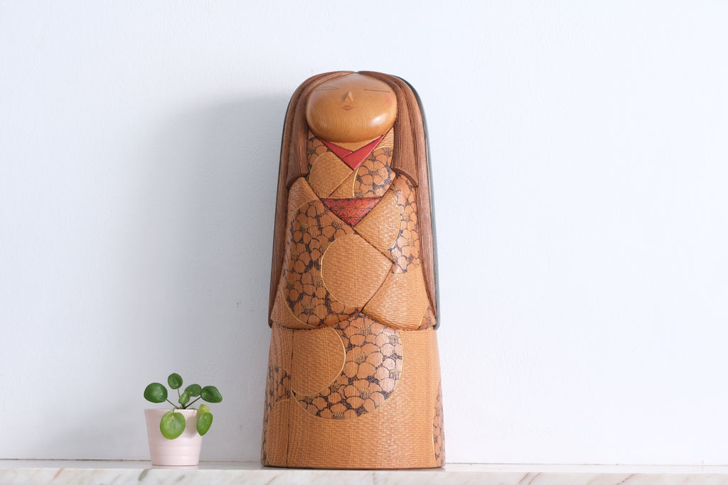 Exclusive Vintage Kokeshi By Kazuo Takamizawa (1927-) | 42 cm