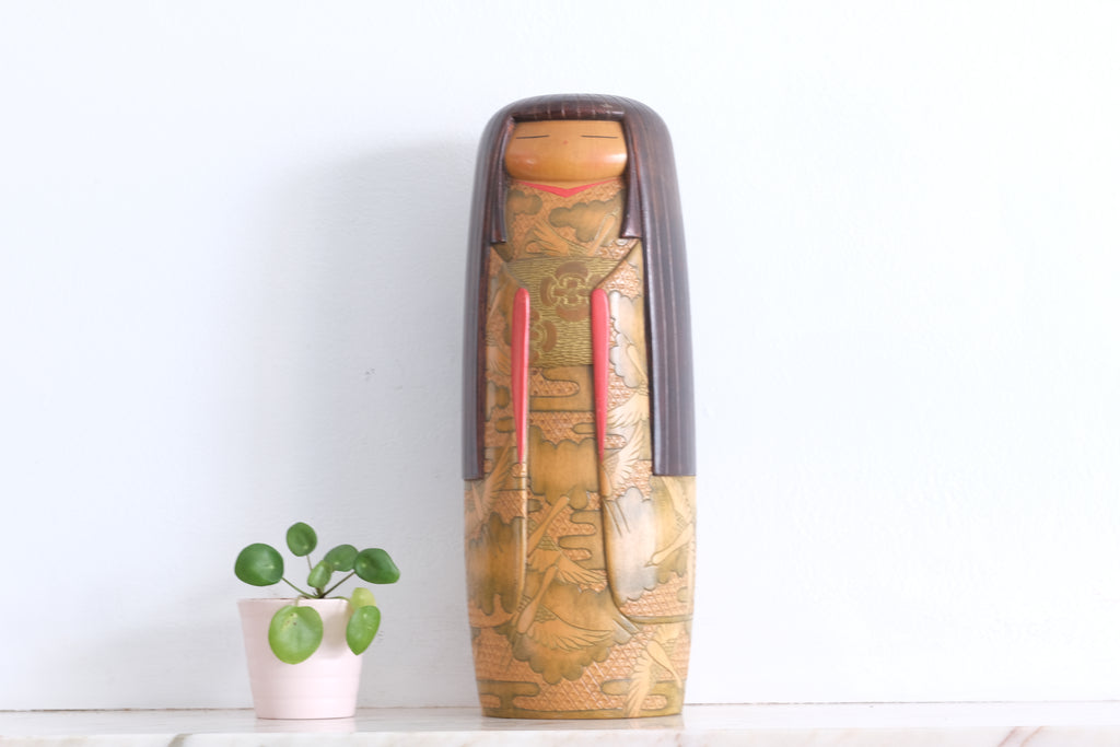 Exclusive Vintage Creative Kokeshi By Yoshio Ohtani (1936- ) | Dated: 1982 | 30,5 cm