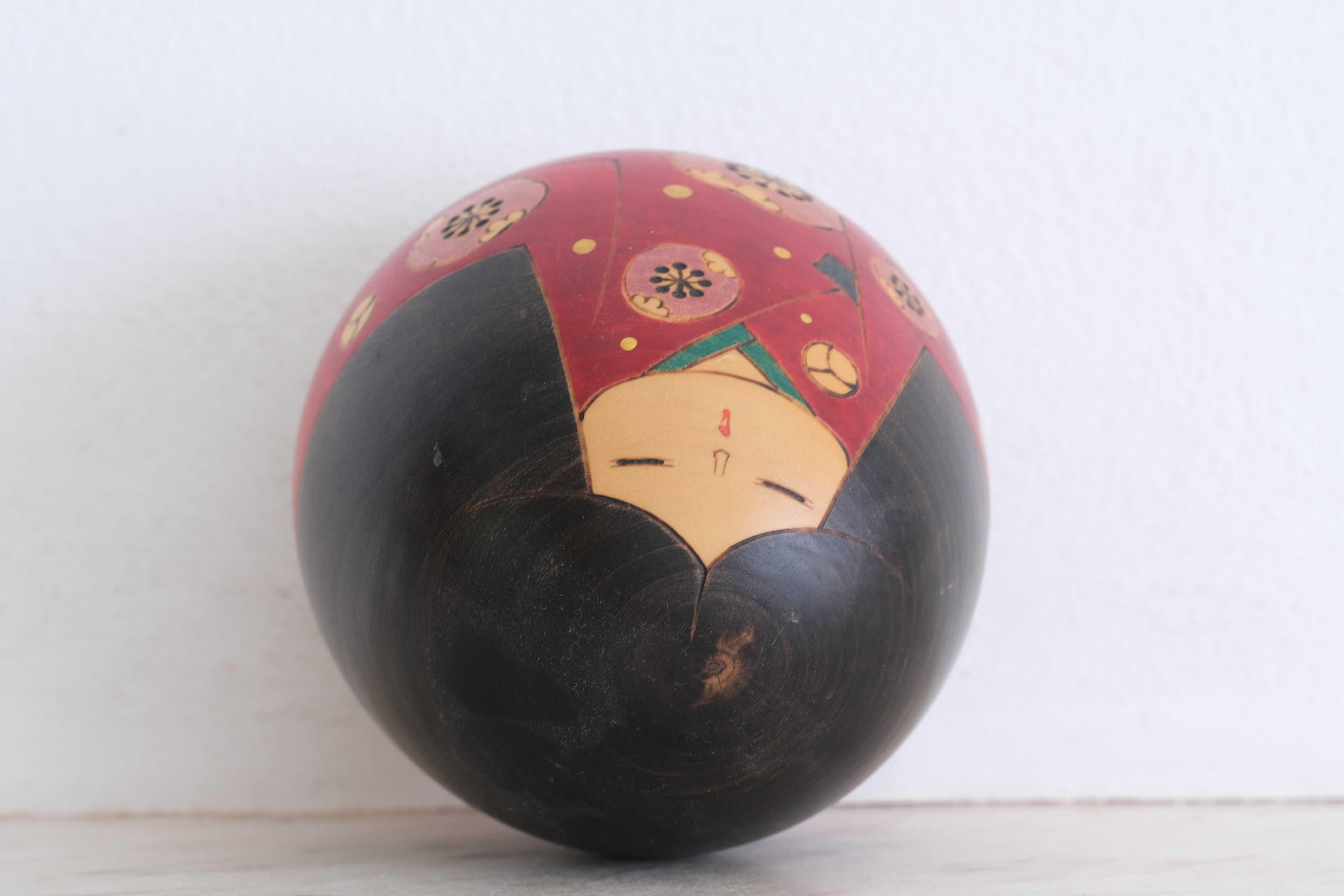 Exclusive Vintage Creative Kokeshi | Titled: 'Hana Biyori' | 11 cm