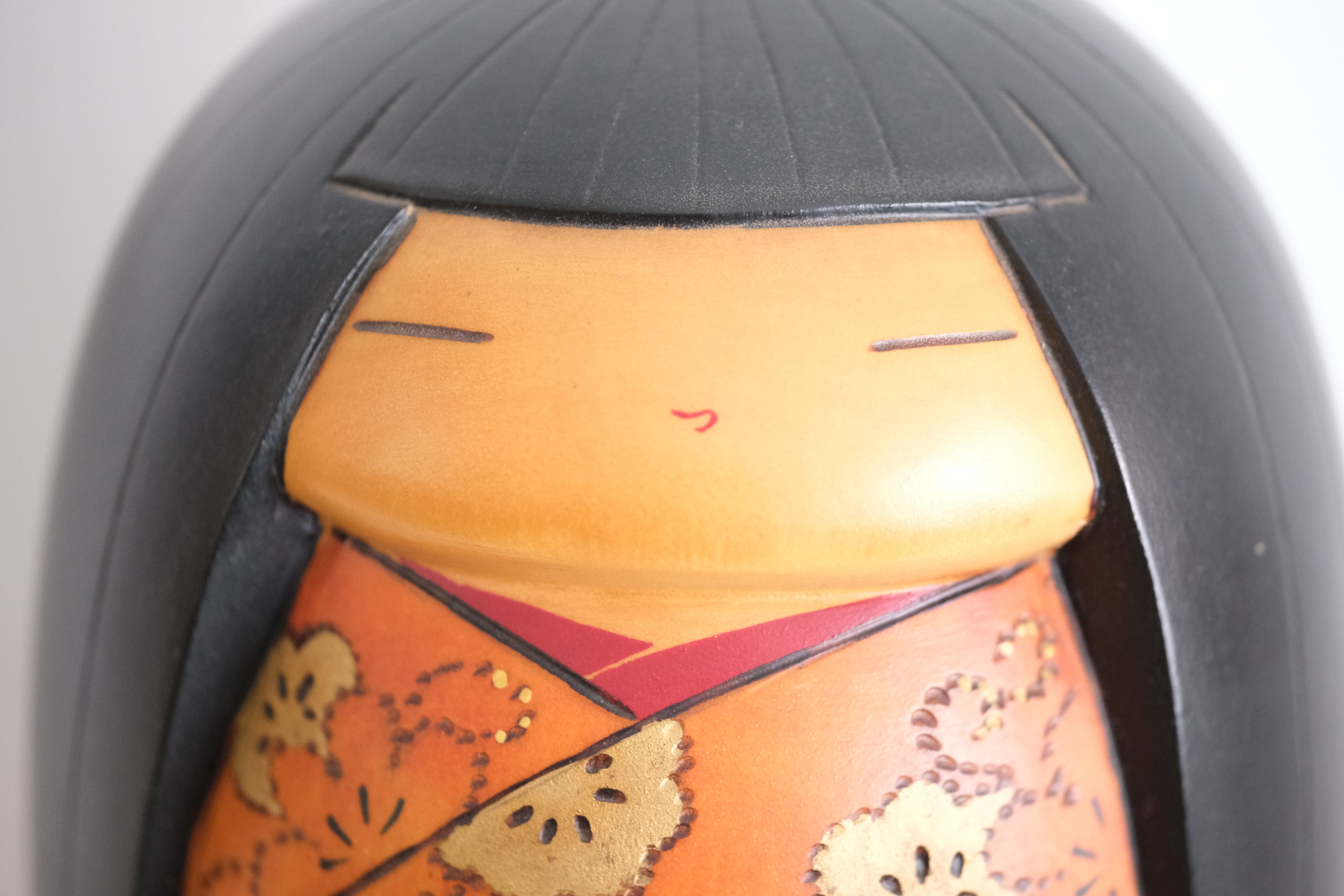 Exclusive Vintage Sosaku Kokeshi by Ohtani Yoshio (1936-) | 22 cm