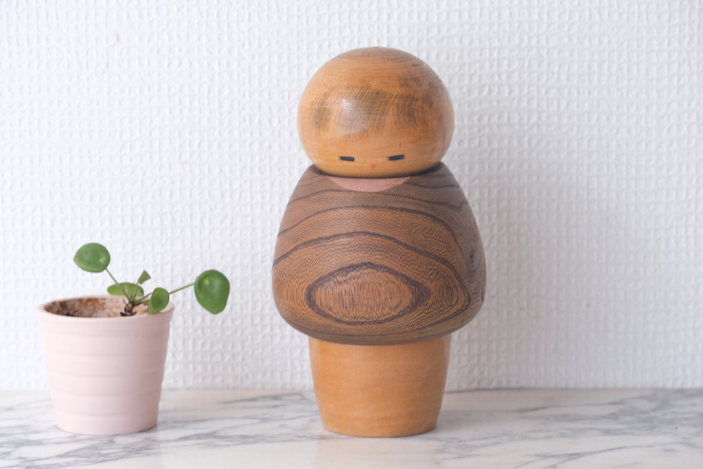 Vintage Creative Kokeshi By Watanabe Masao (1917-2007) | 18 cm