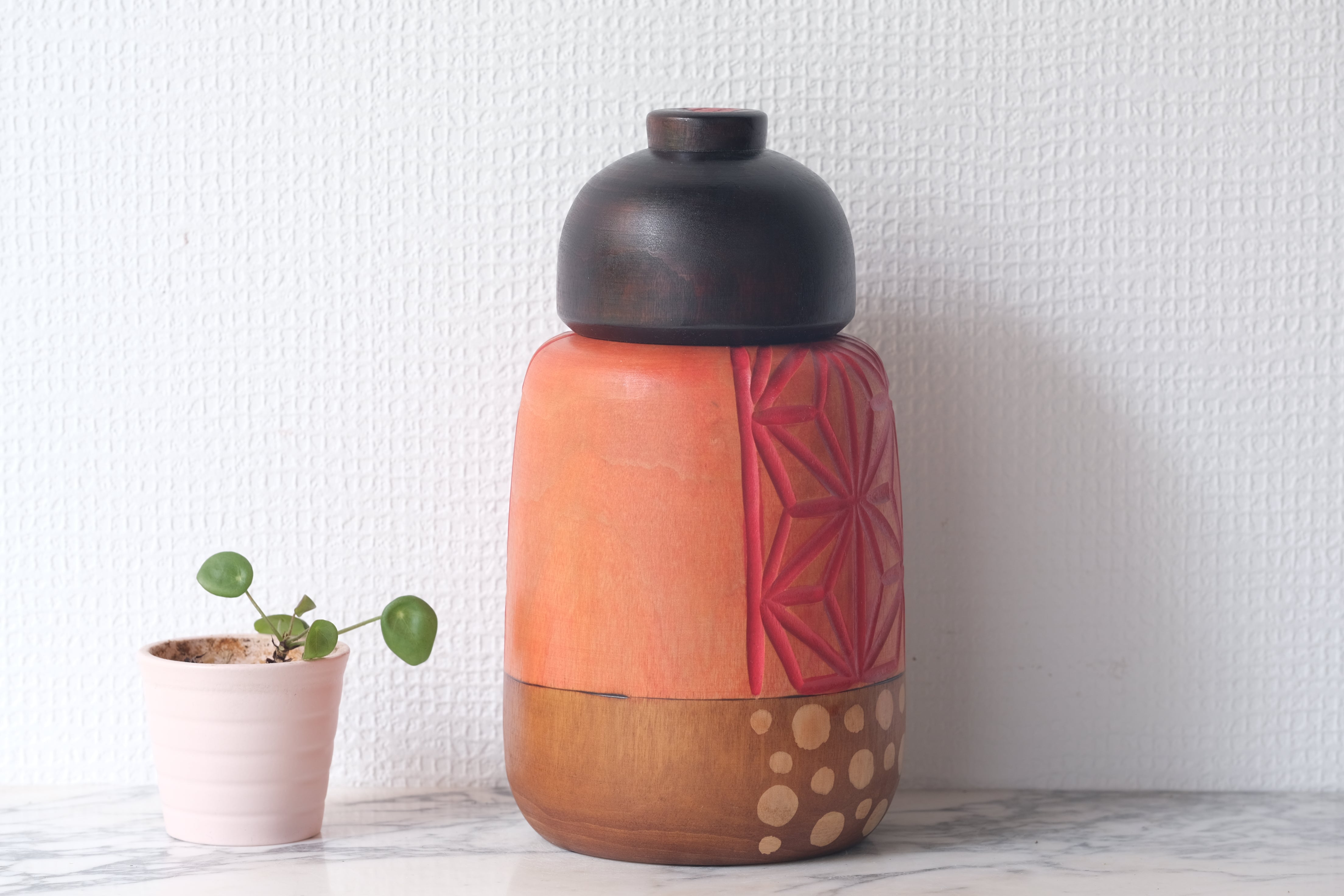 Exclusive Vintage Creative Kokeshi by Toa Sekiguchi (1942-) | 23 cm