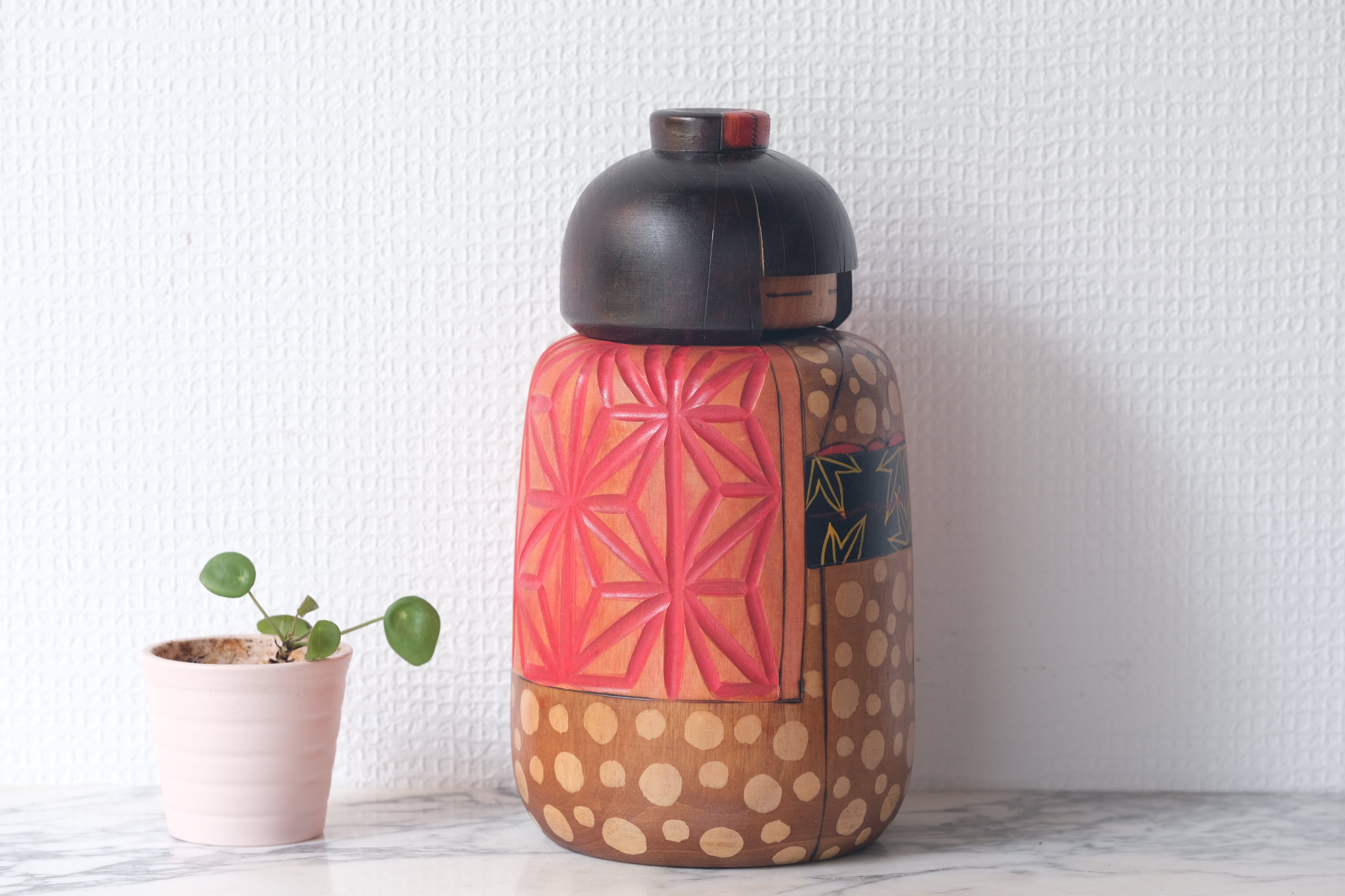 Exclusive Vintage Creative Kokeshi by Toa Sekiguchi (1942-) | 23 cm