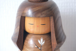 Vintage Sosaku Kokeshi by Takeda Daisuke | With Original Box | 18 cm