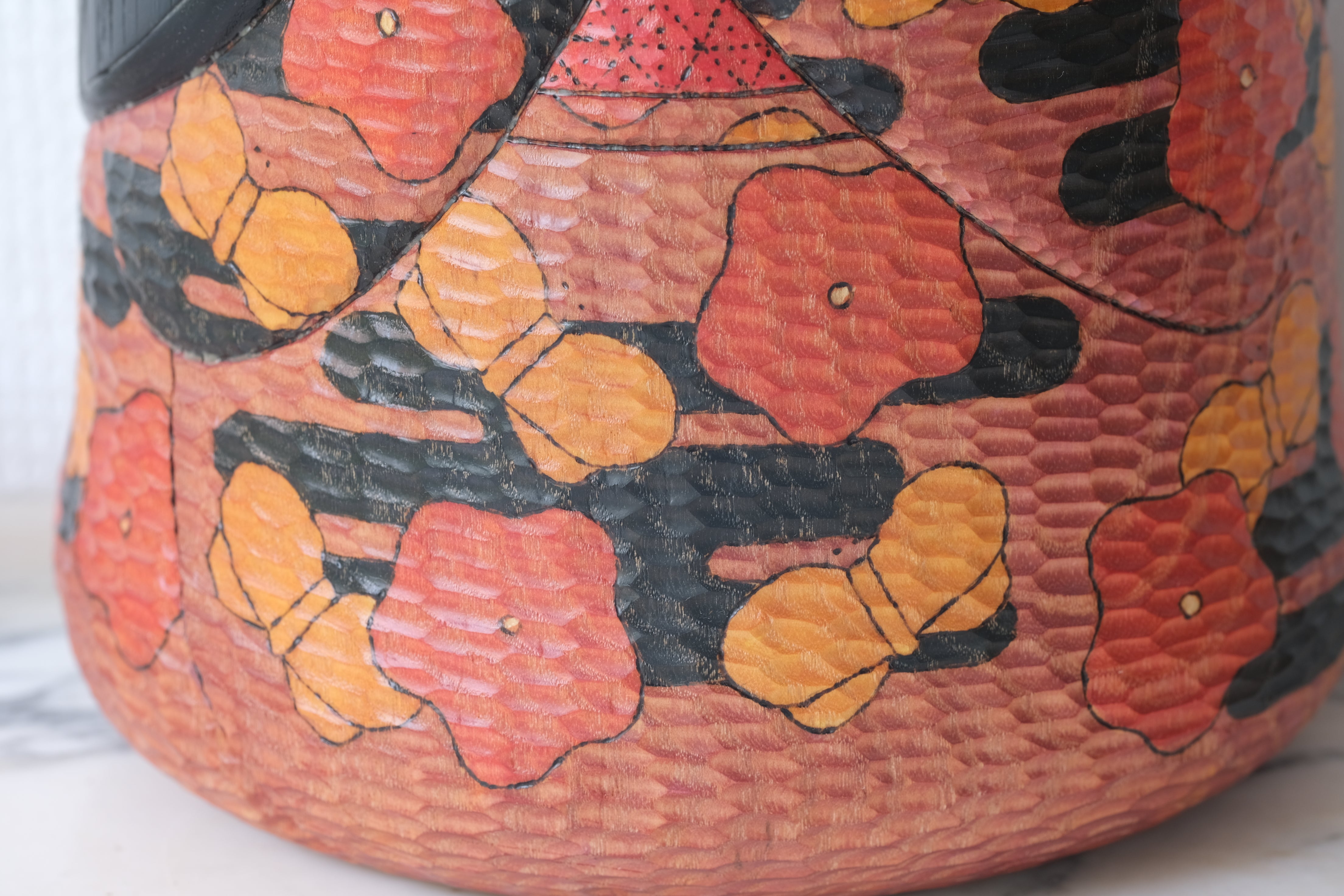Exclusive Vintage Kokeshi By Iguchi Satoru 井口 悟 (1948-) | Titled: 'Spring Day - 春の日 - Shunjitsu' | 28,5 cm
